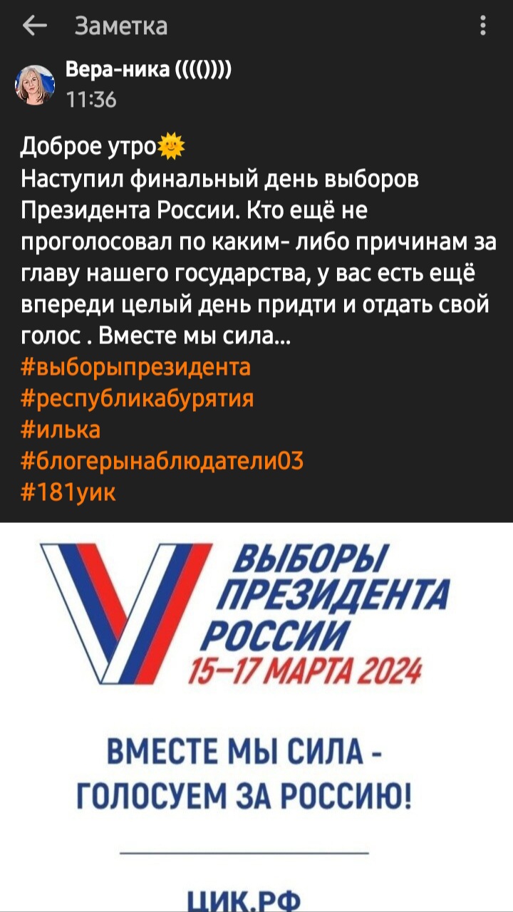 Сообщение наблюдателя — УИК №181, Республика Бурятия