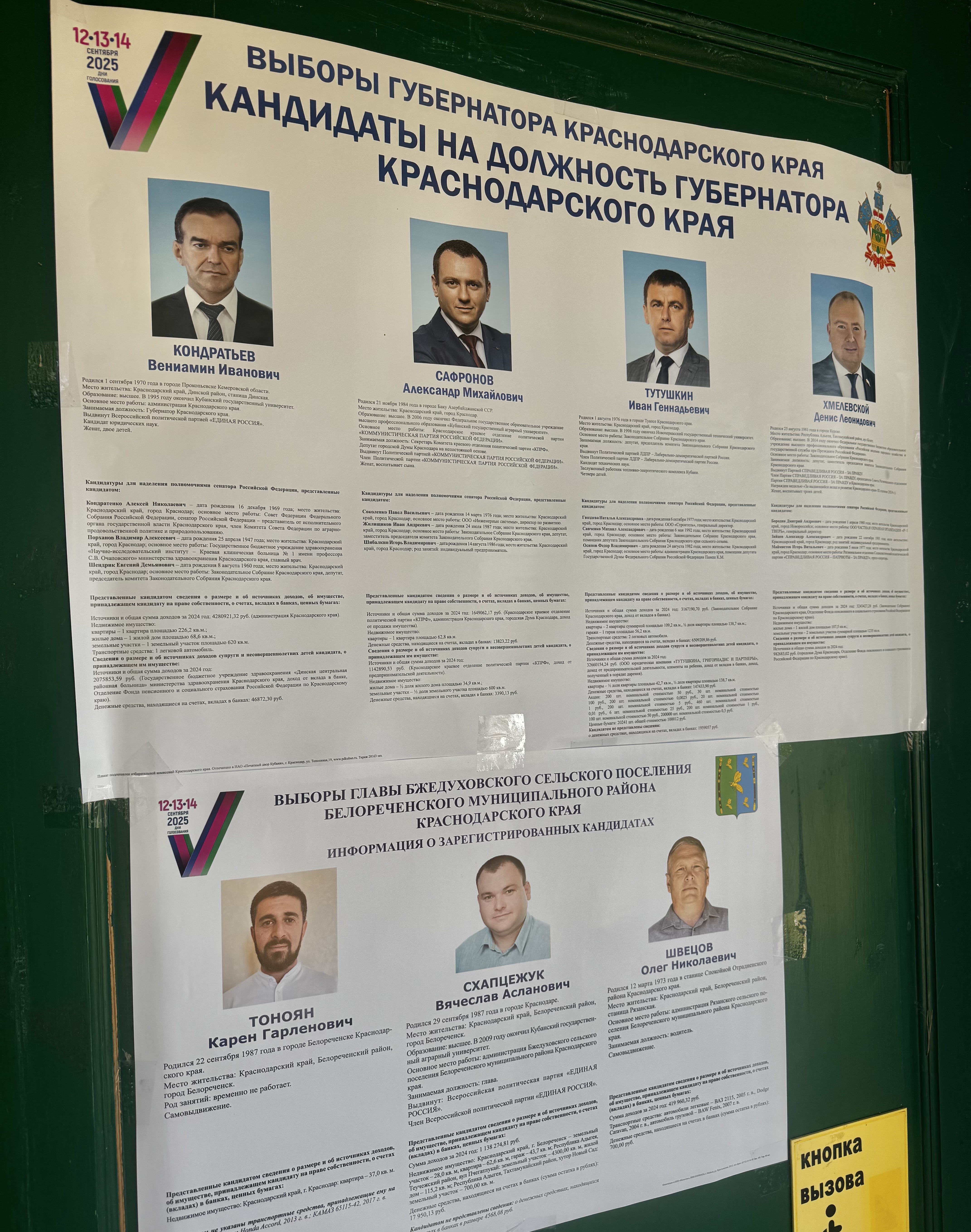 Сообщение наблюдателя — УИК №661, Краснодарский край