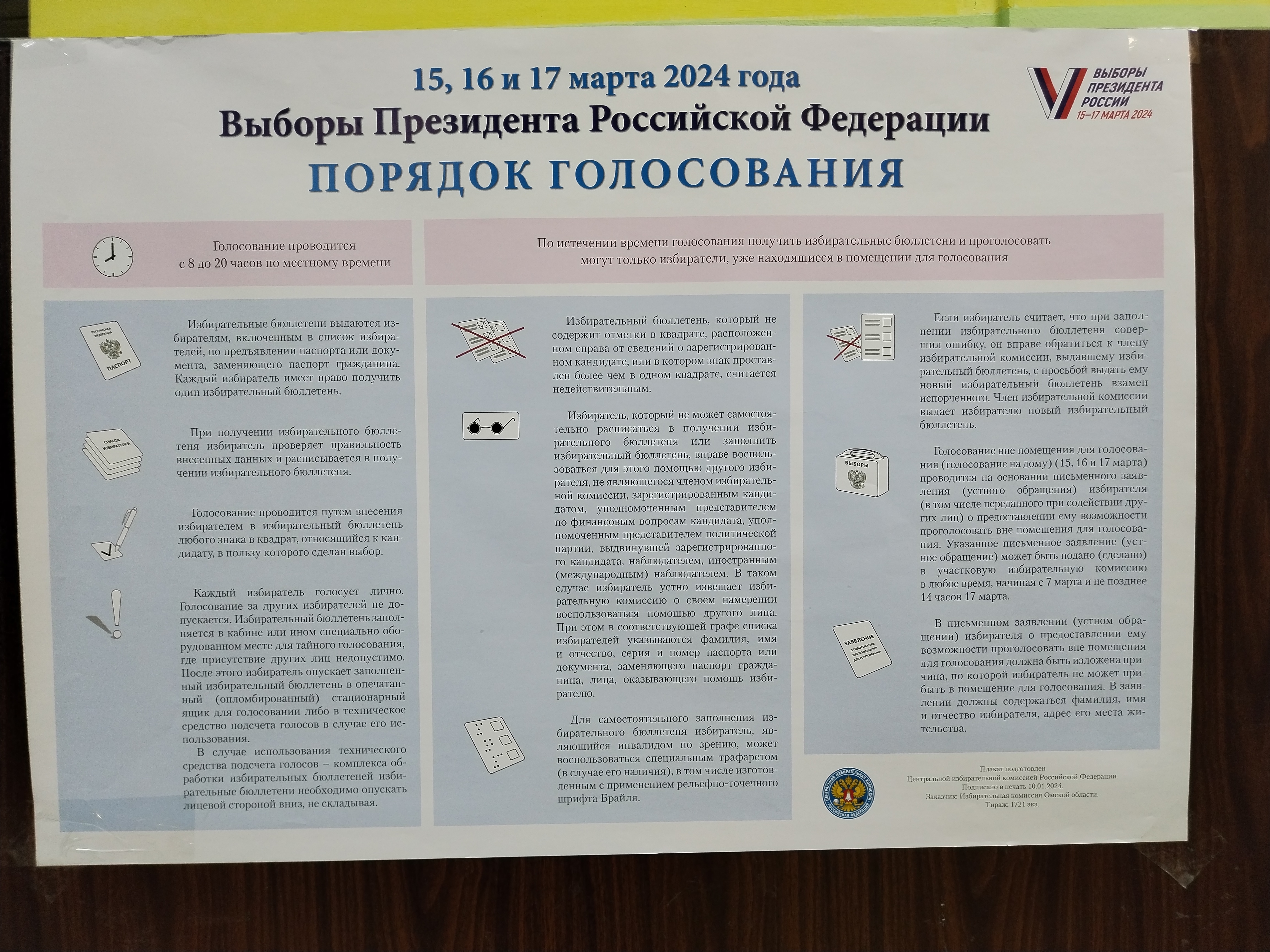 Сообщение наблюдателя — УИК №100, Омская область