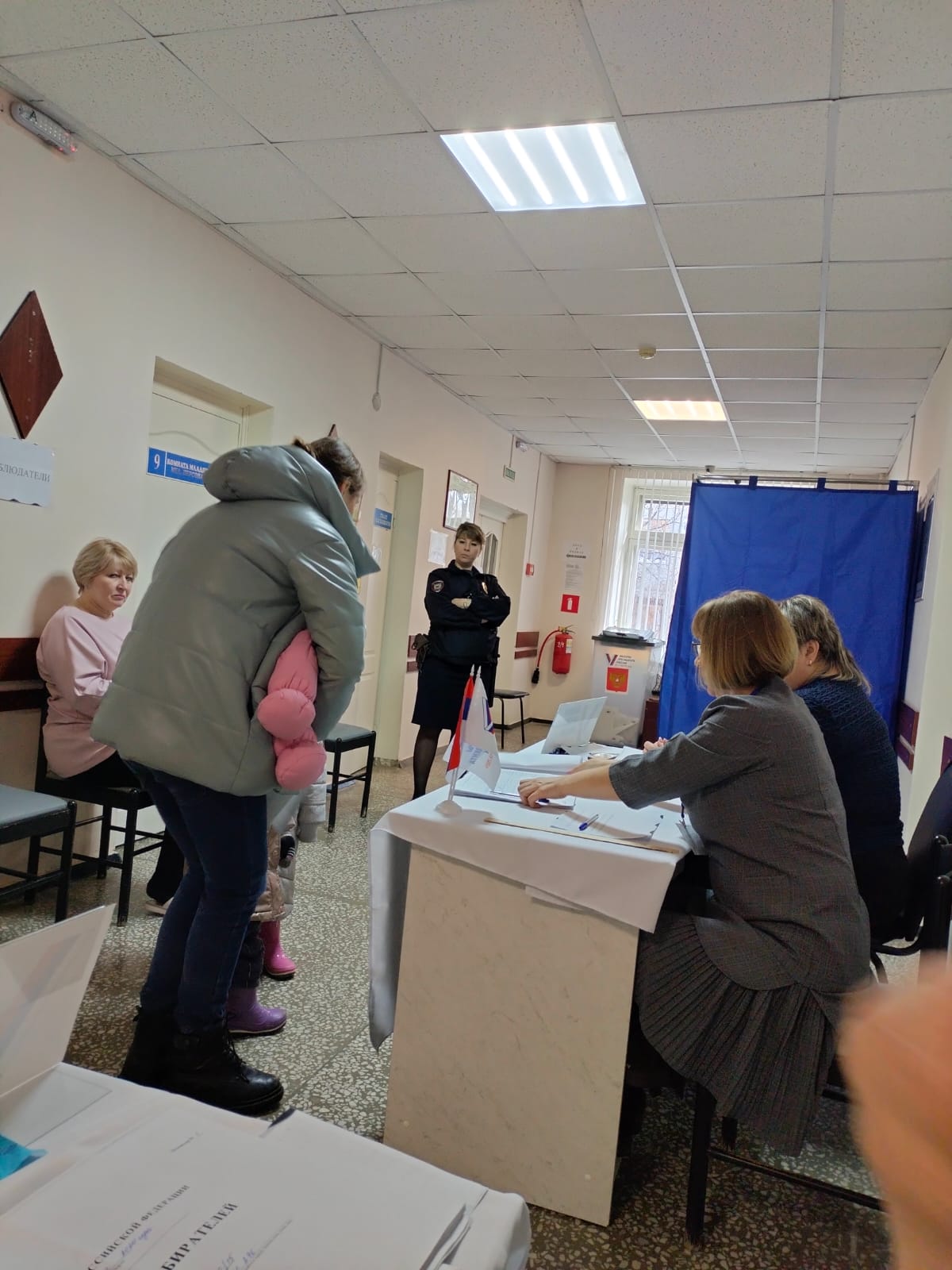 Сообщение наблюдателя — УИК №1015, Воронежская область