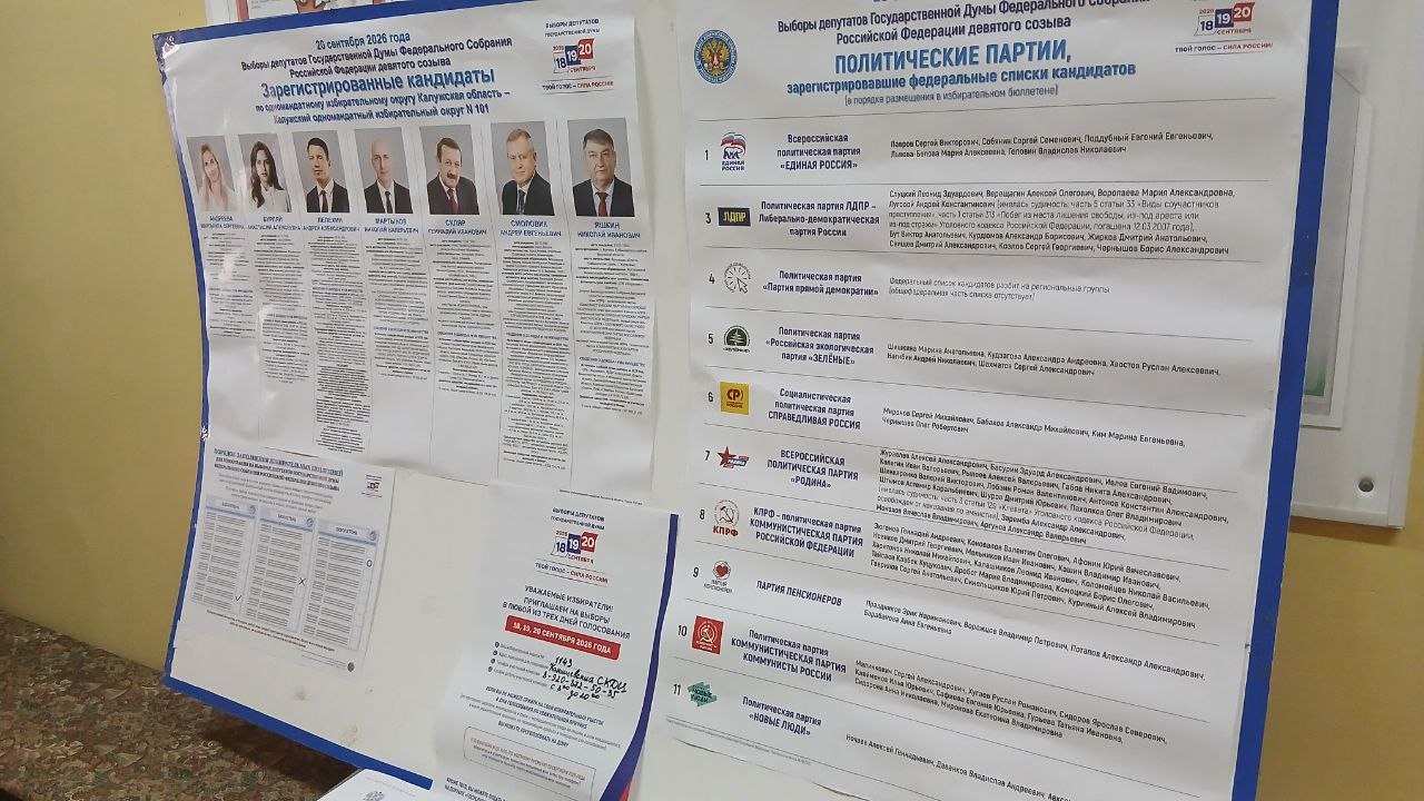 Сообщение — УИК №1143, Калужская область