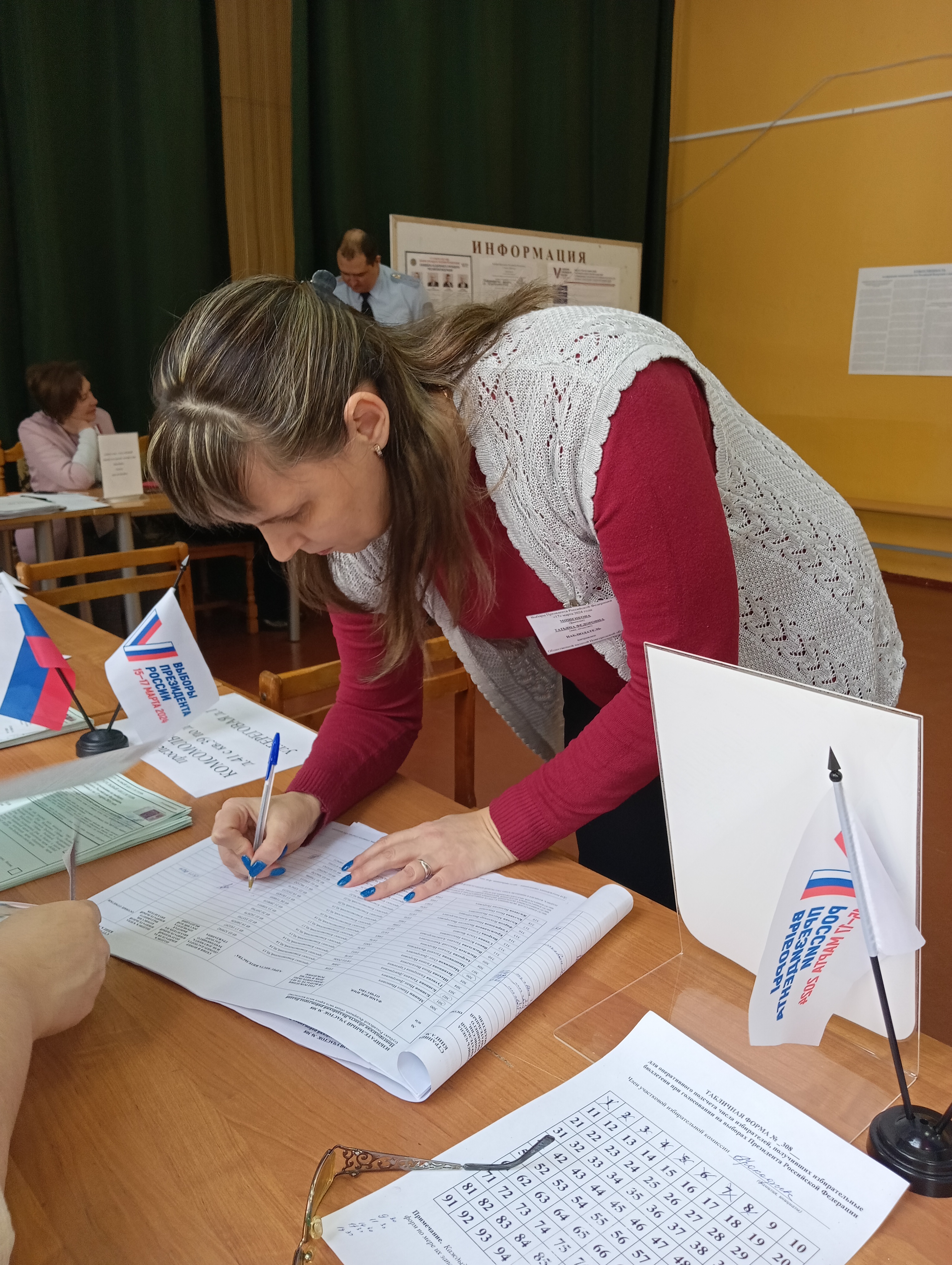 Сообщение наблюдателя — УИК №308, Новгородская область