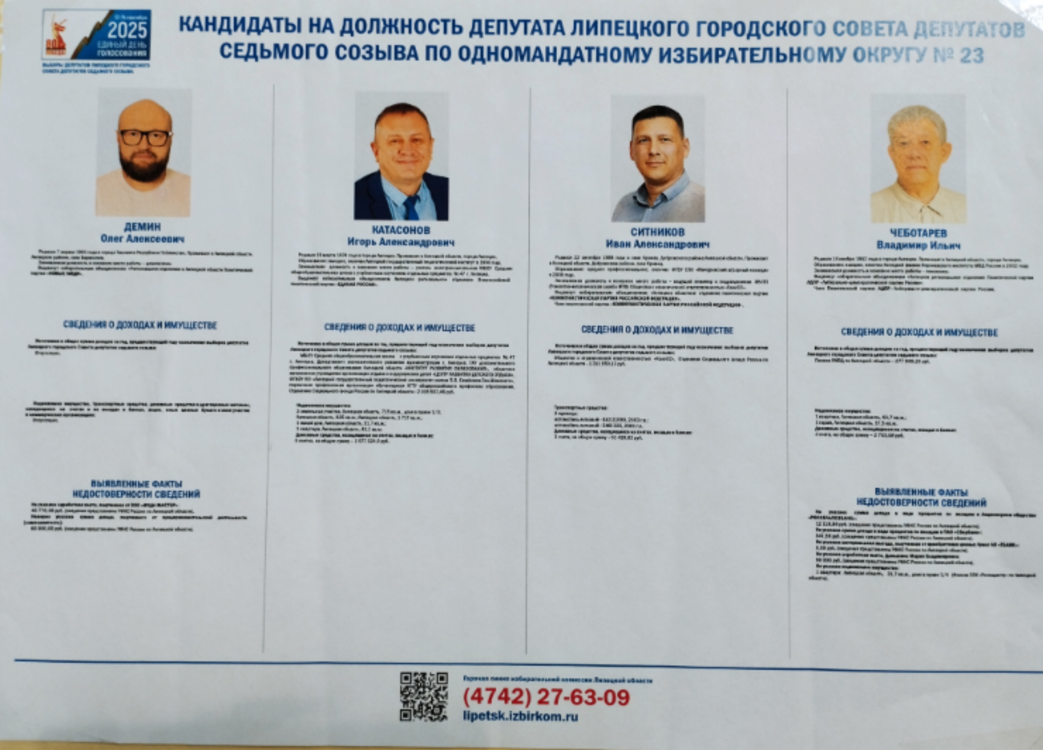 Сообщение наблюдателя — УИК №2428, Липецкая область