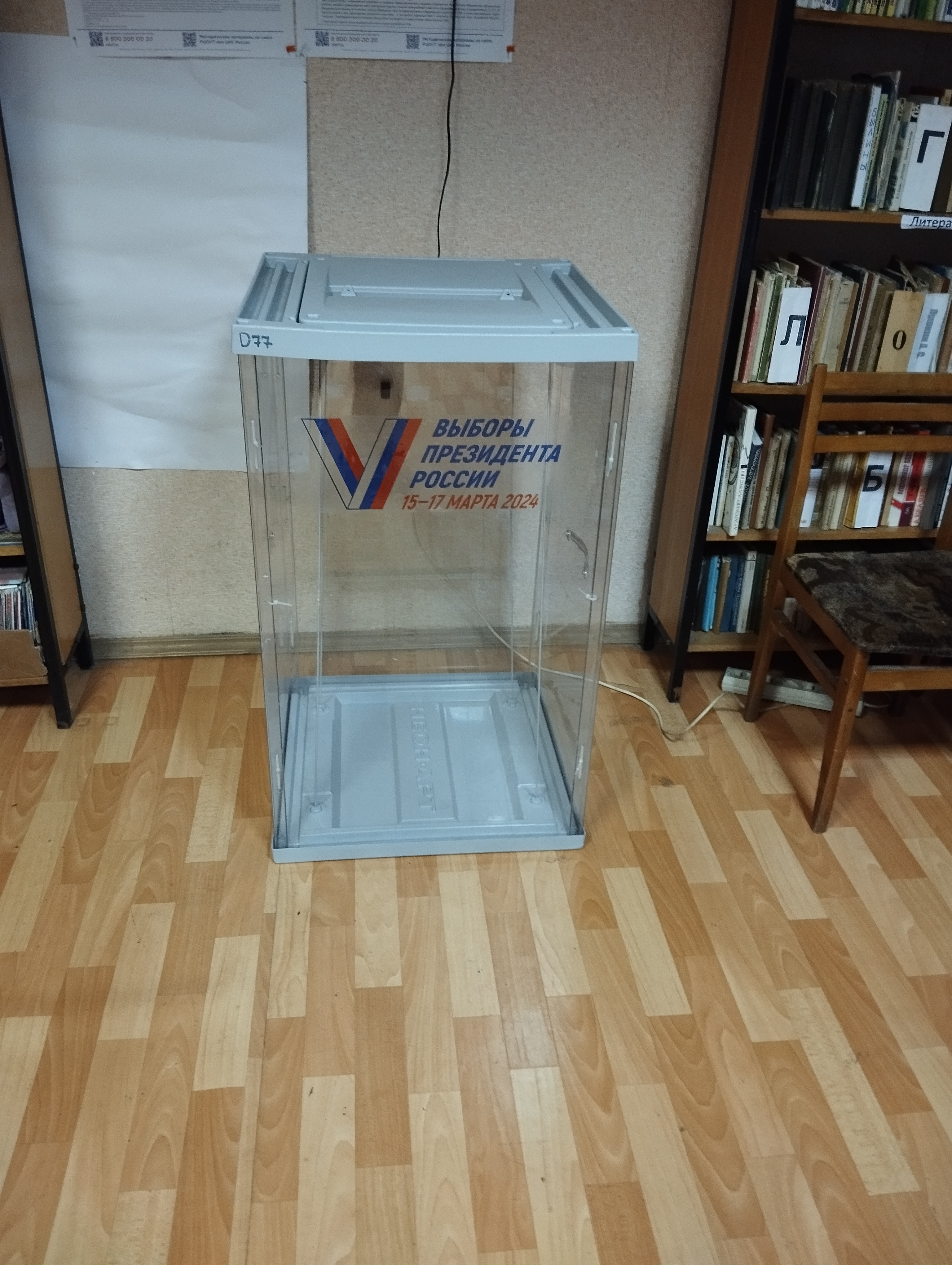 Сообщение наблюдателя — УИК №450, Псковская область