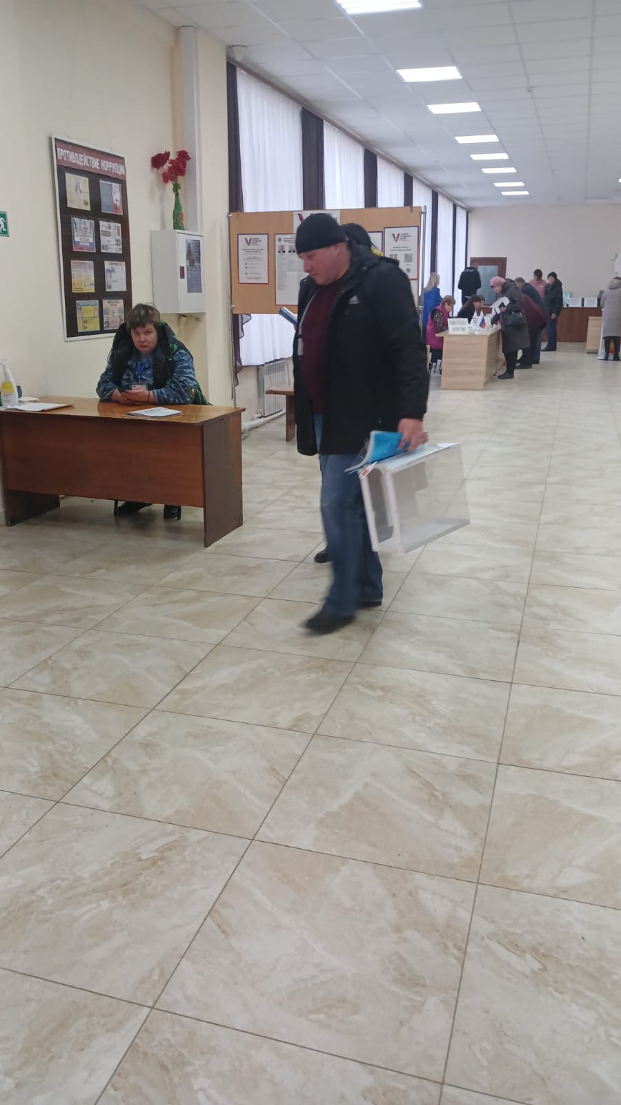 Сообщение наблюдателя — УИК №2907, Воронежская область