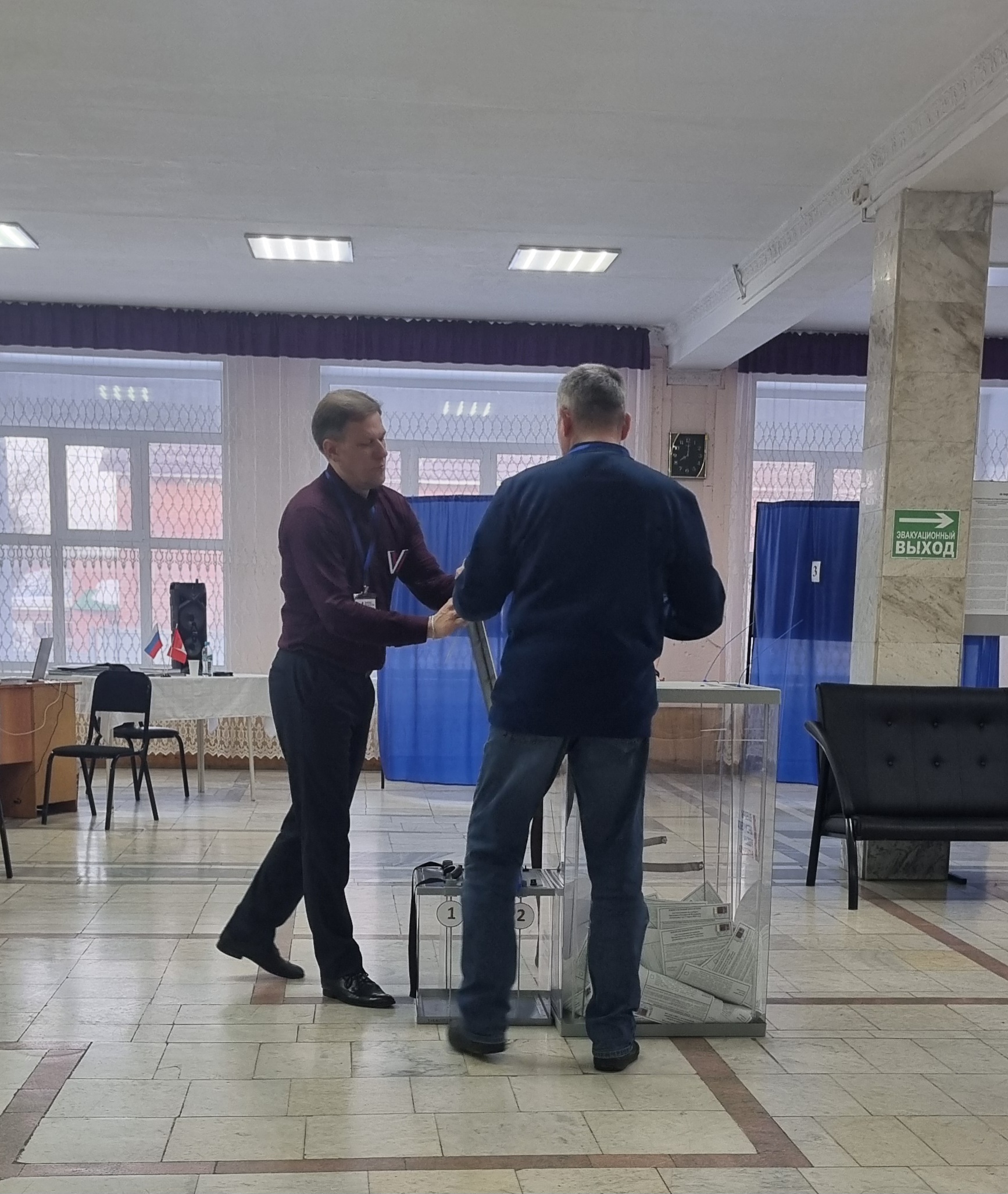 Сообщение наблюдателя — УИК №787, Омская область