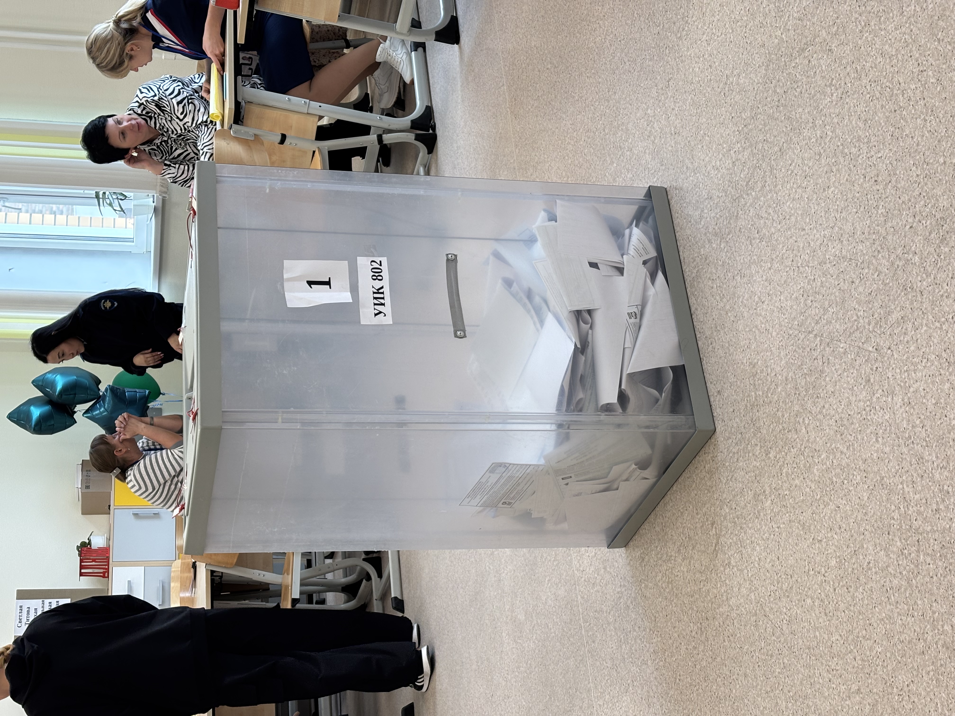 Сообщение наблюдателя — УИК №802, Новосибирская область