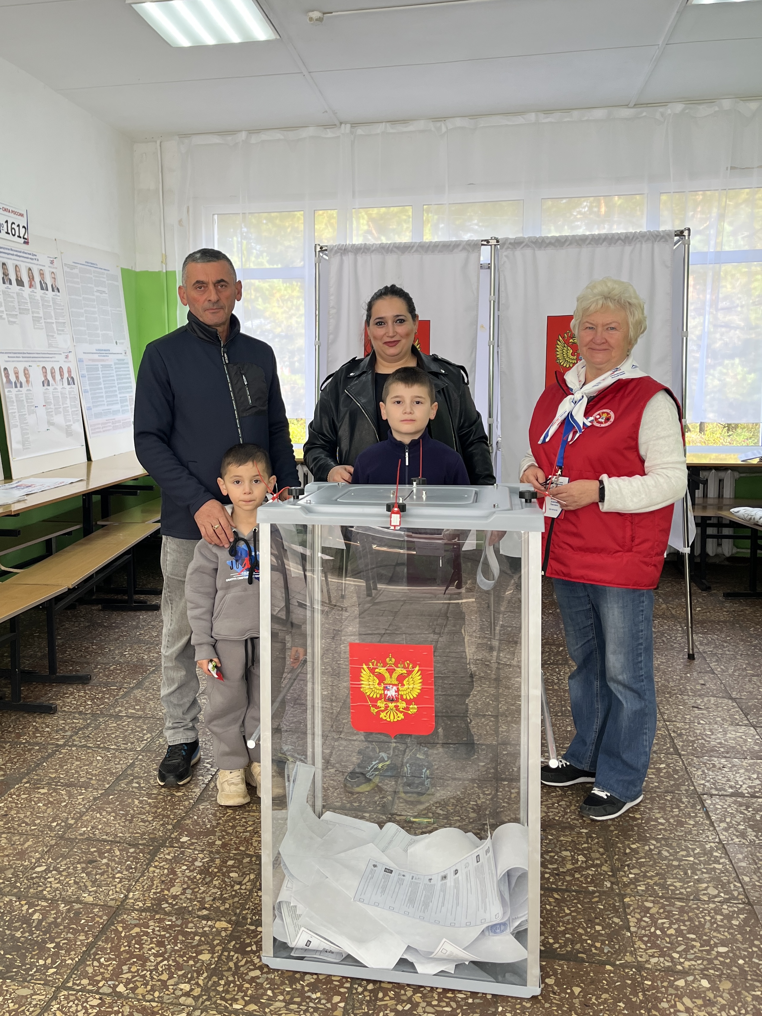 Сообщение — УИК №1612, Московская область
