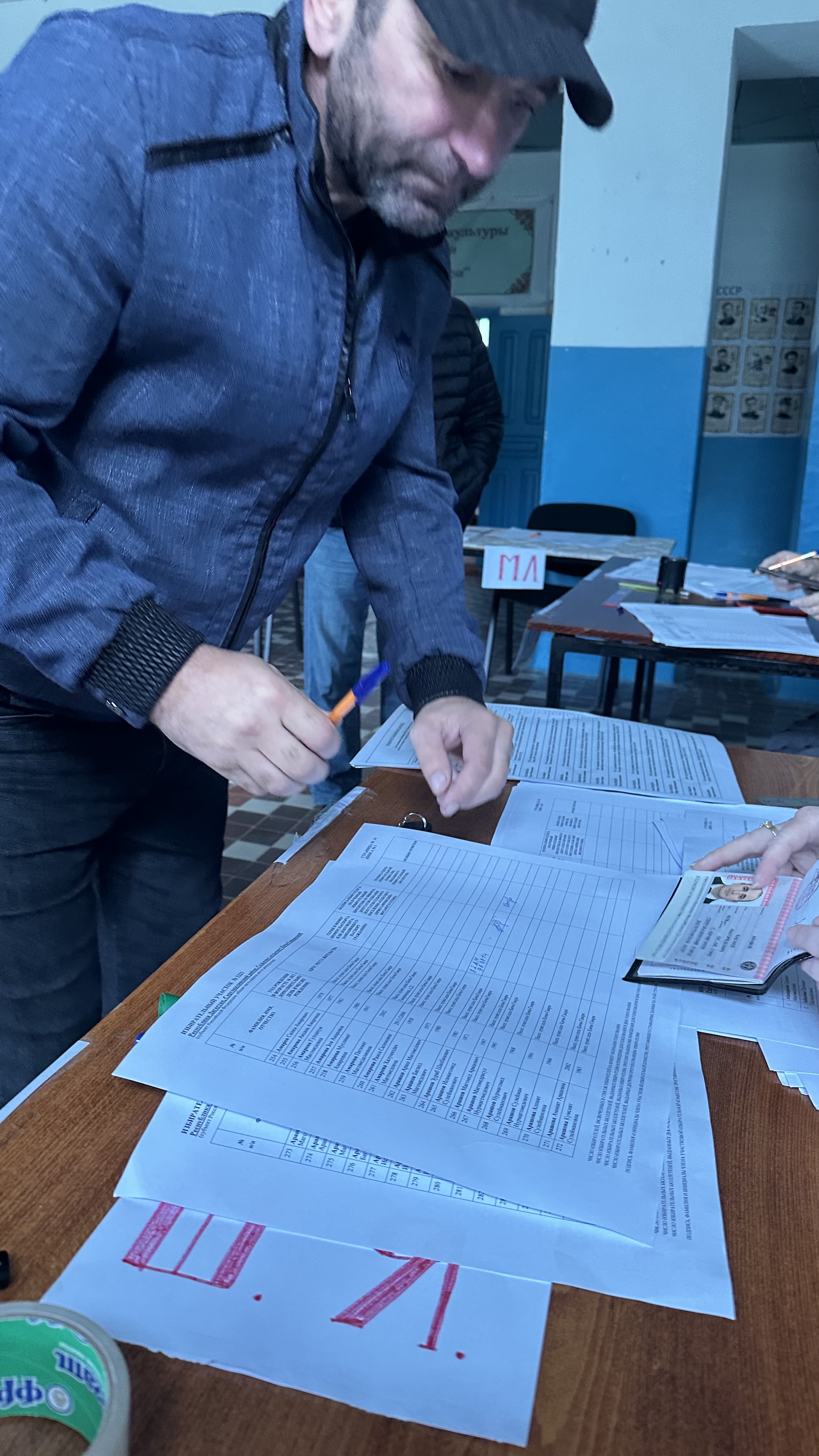 Сообщение наблюдателя — УИК №1223, Республика Дагестан
