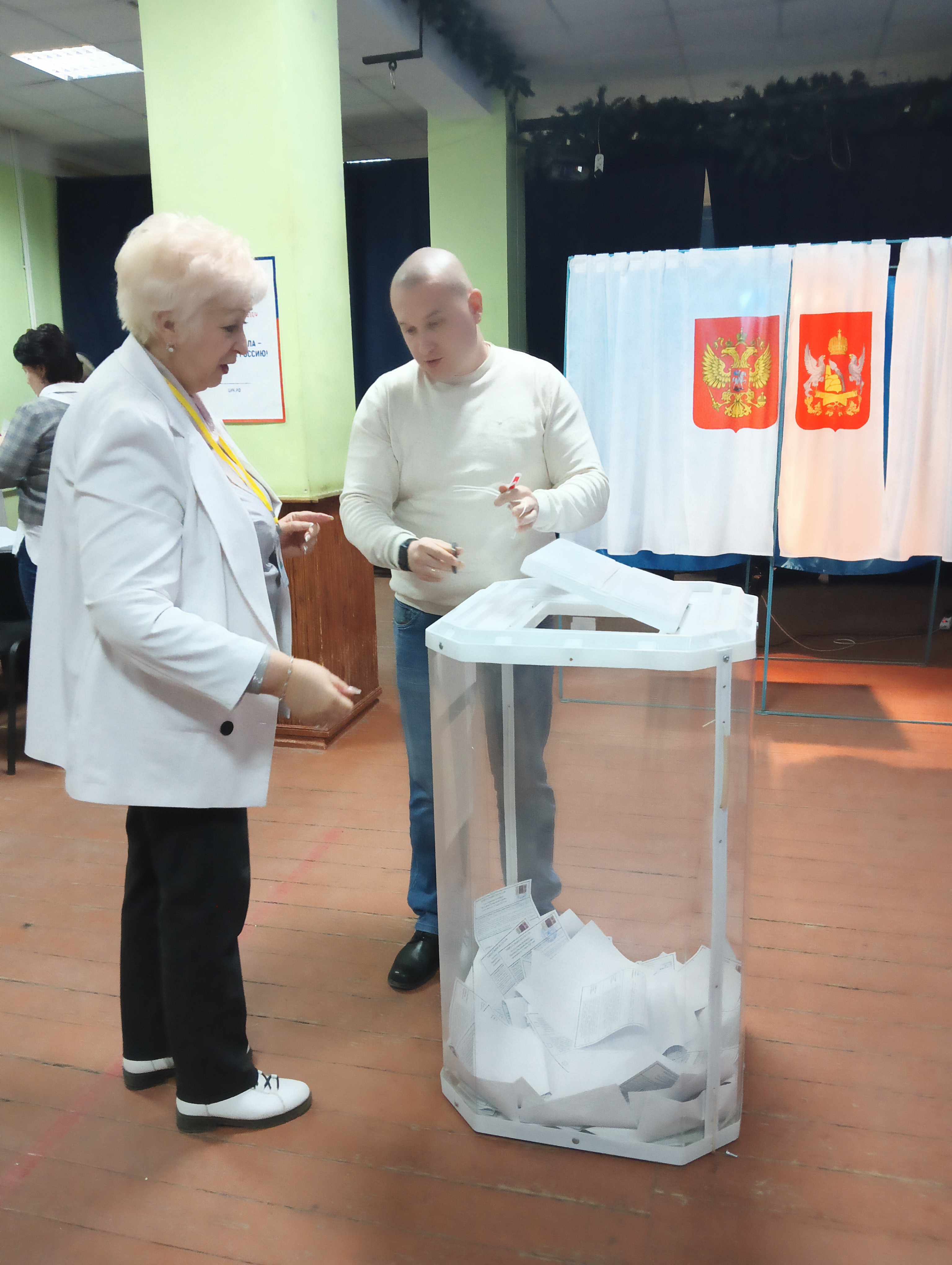 Сообщение наблюдателя — УИК №3423, Воронежская область