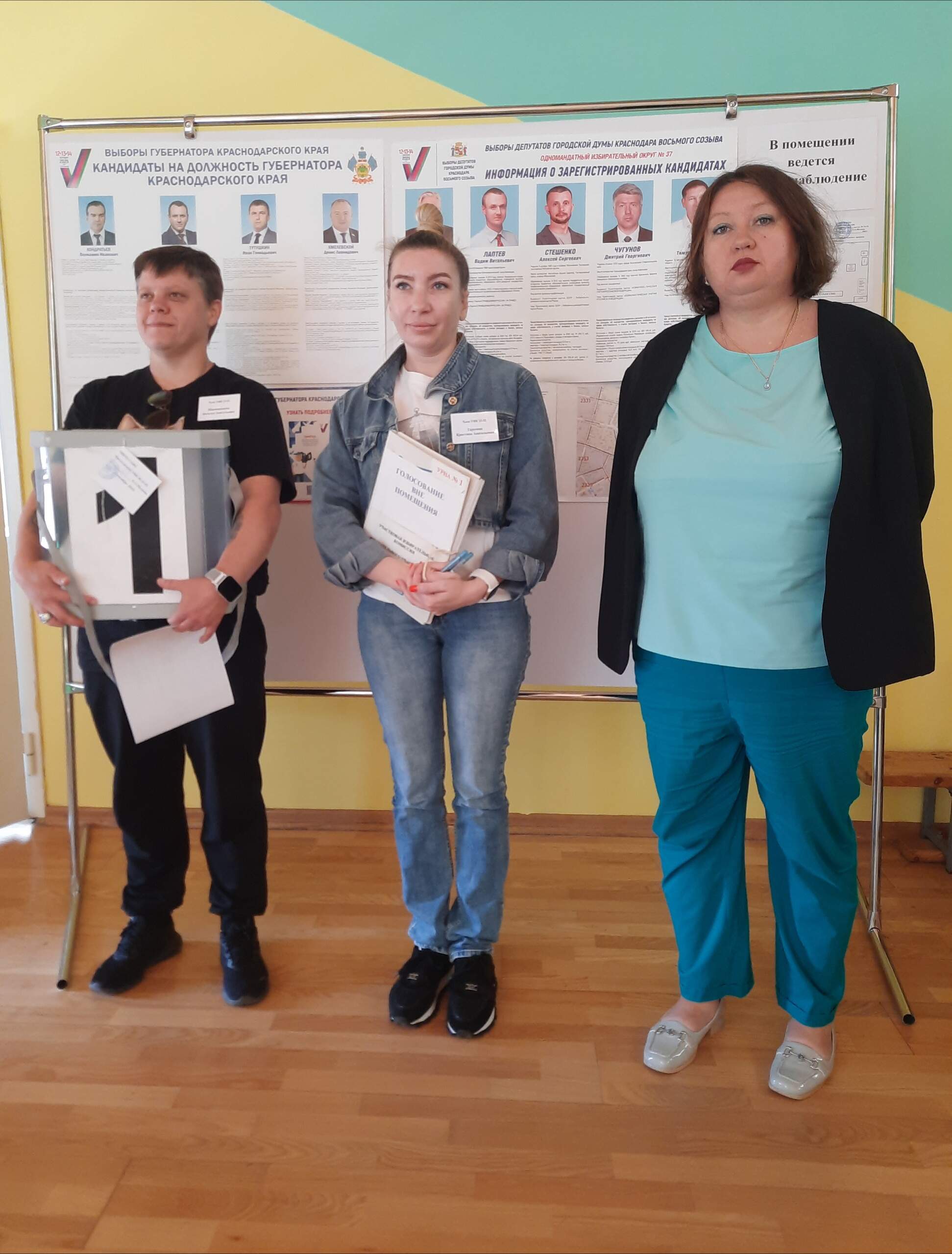 Сообщение наблюдателя — УИК №2352, Краснодарский край