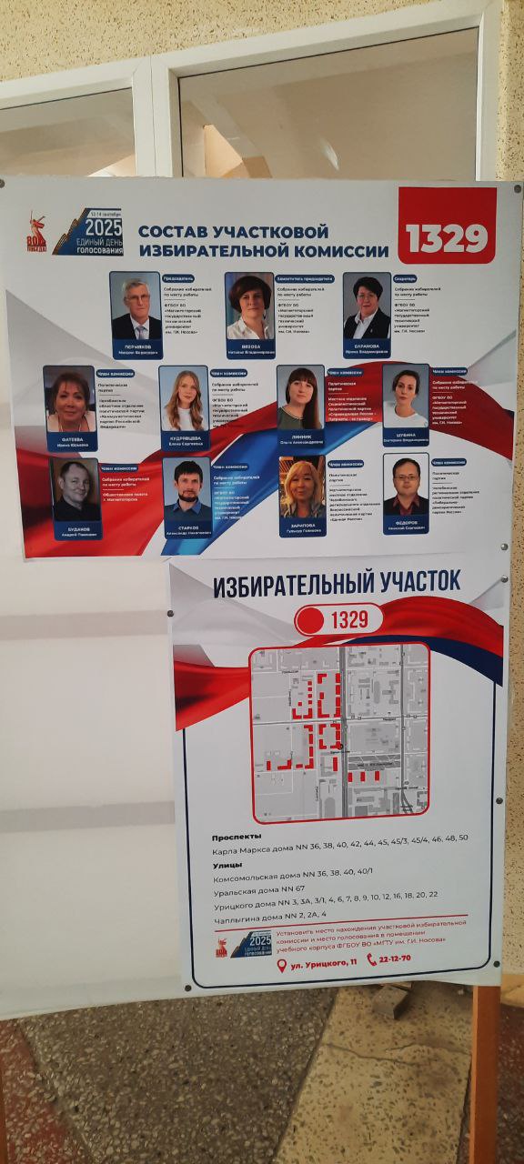Сообщение наблюдателя — УИК №1329, Челябинская область