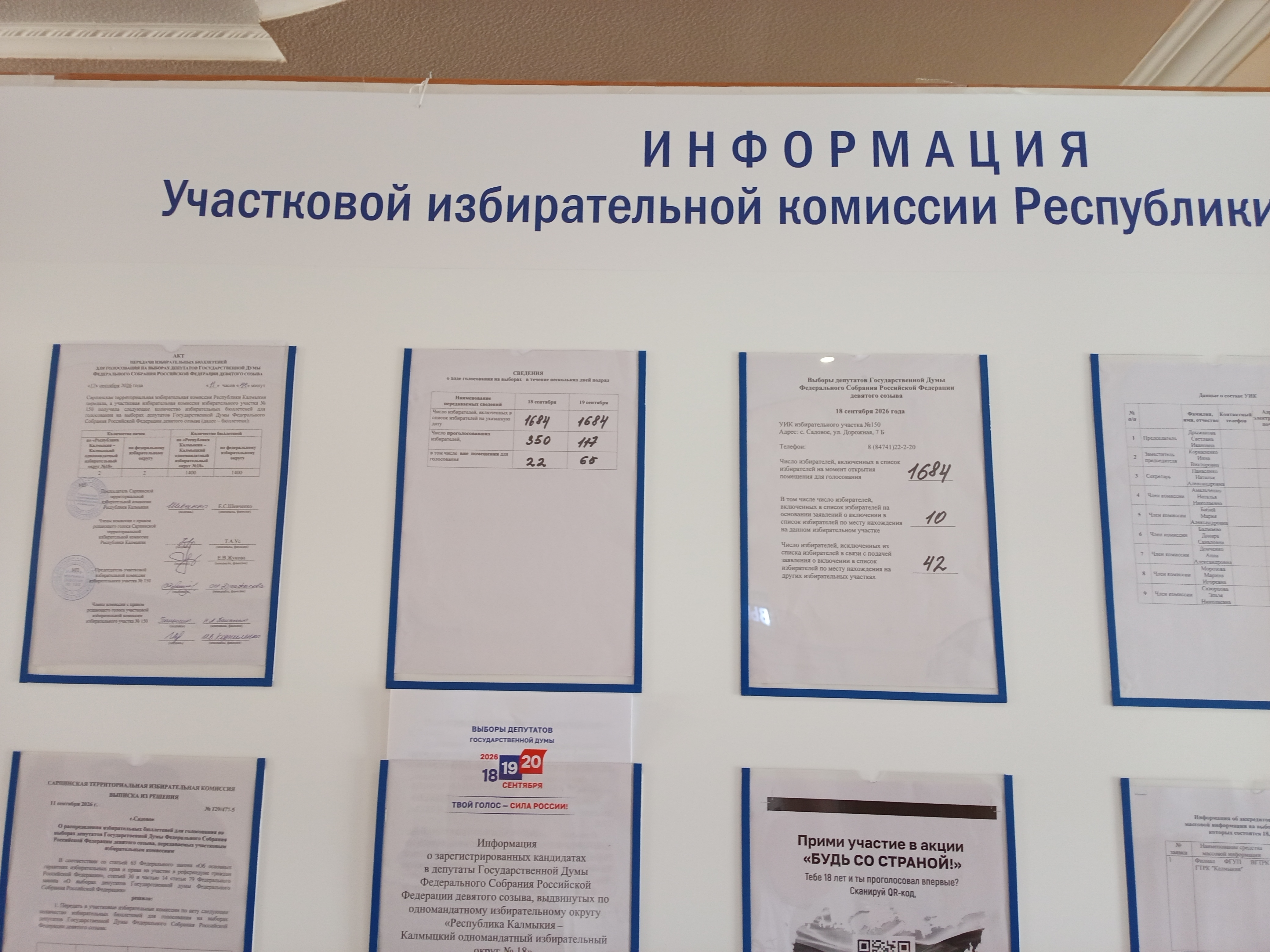 Сообщение — УИК №150, Республика Калмыкия