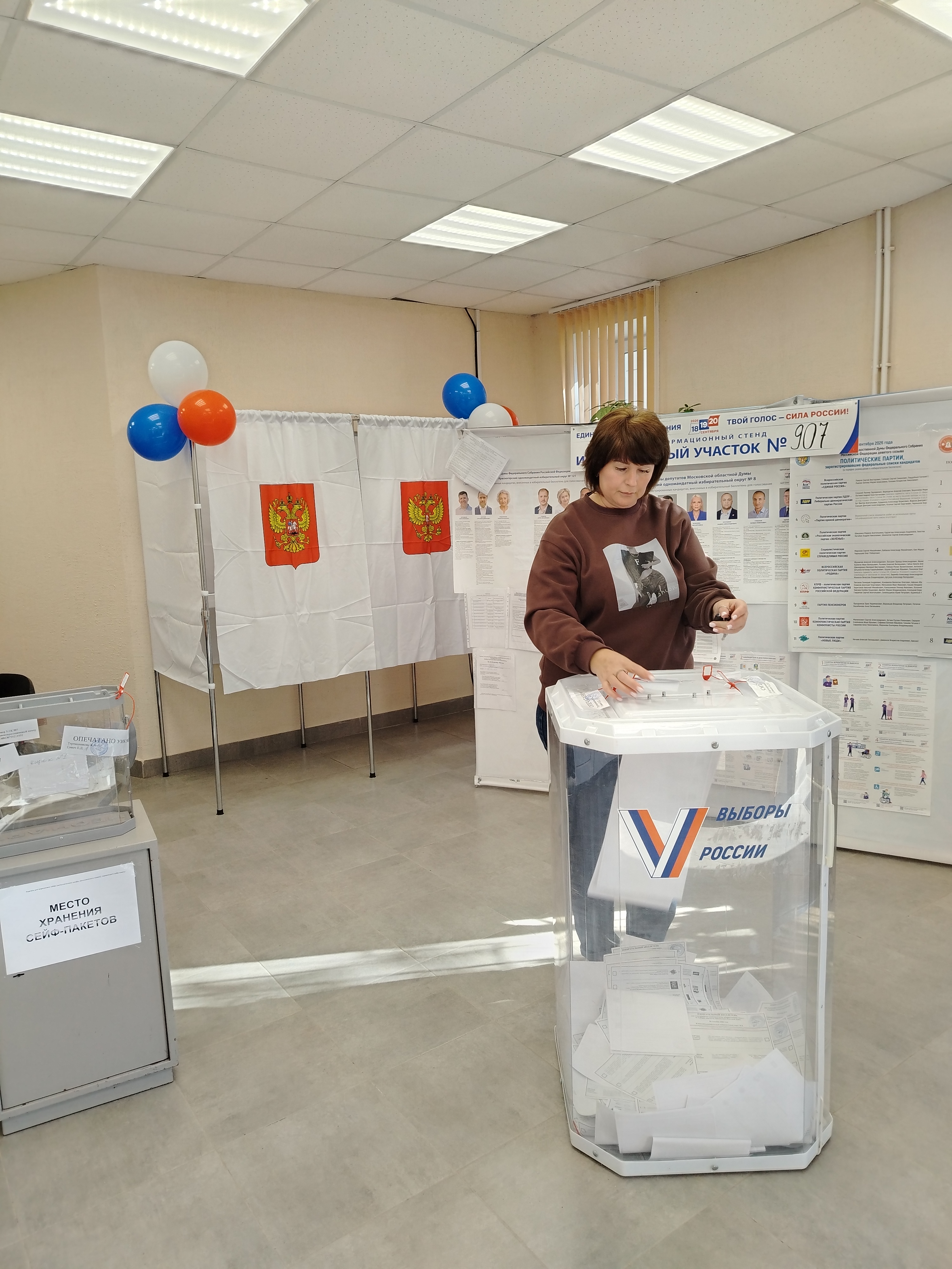 Сообщение — УИК №907, Московская область