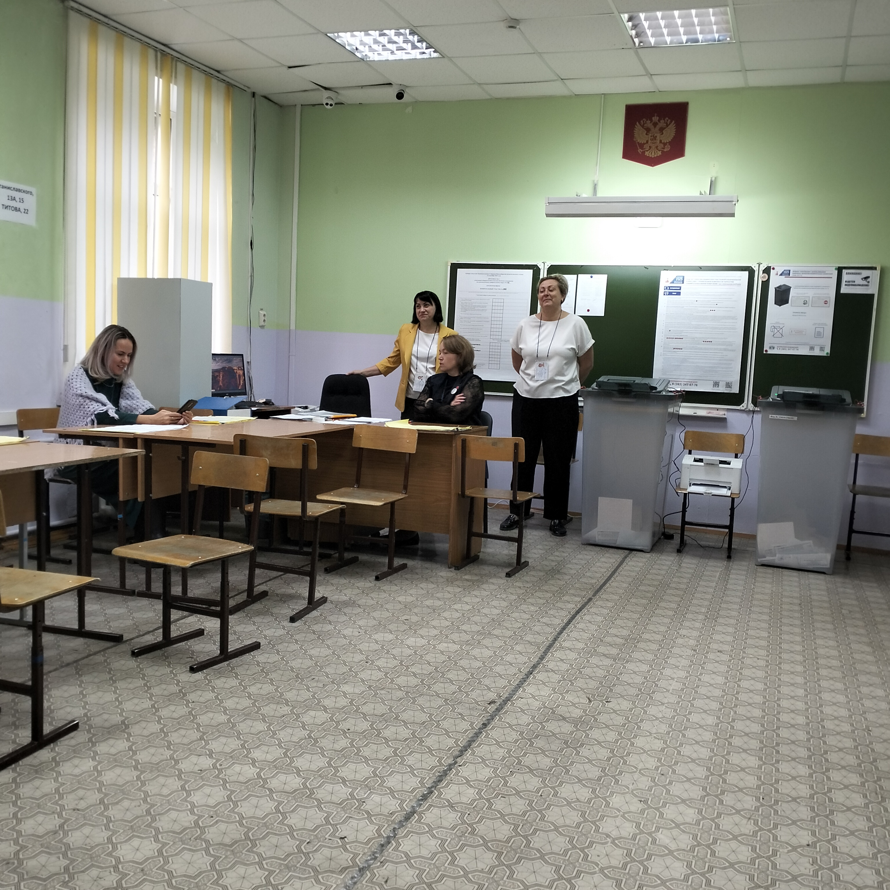 Сообщение наблюдателя — УИК №1801, Новосибирская область