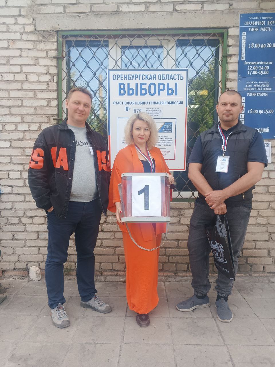 Сообщение наблюдателя — УИК №879, Оренбургская область