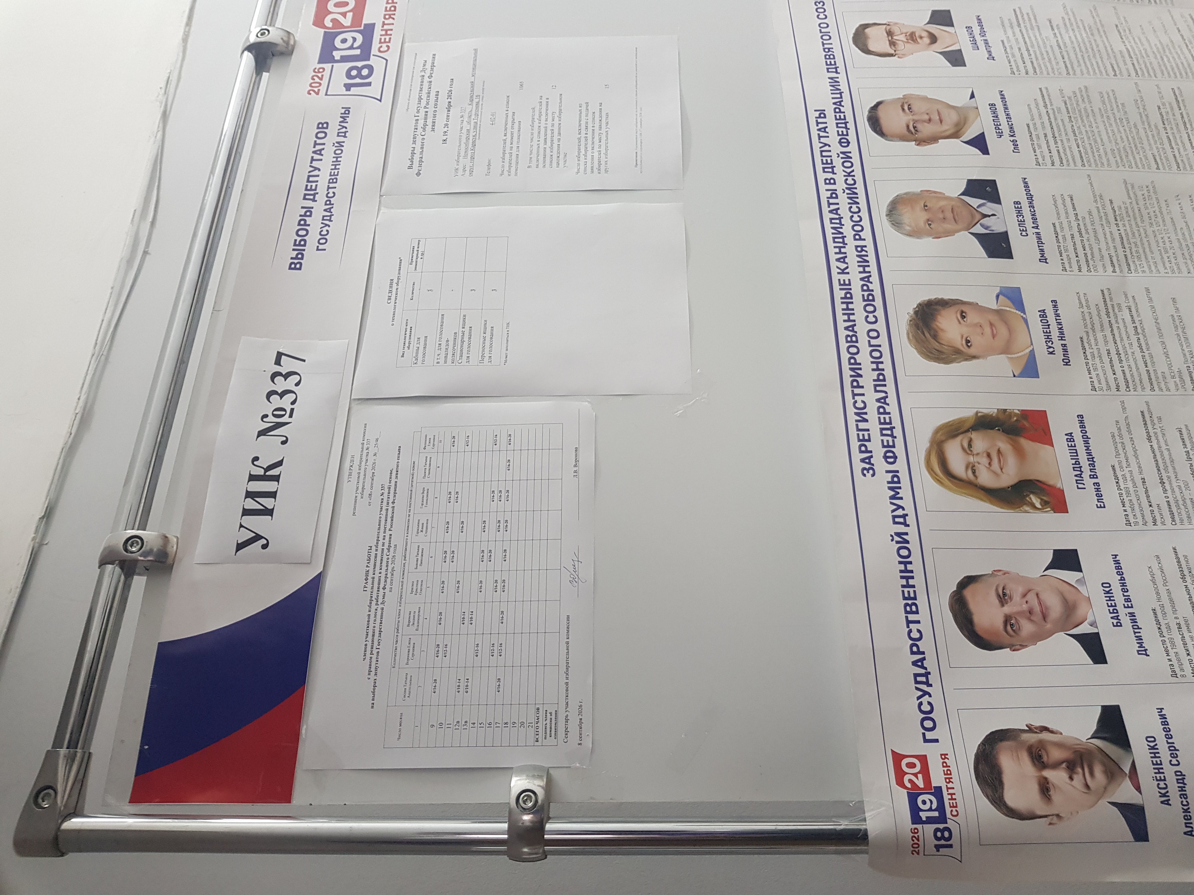 Сообщение — УИК №337, Новосибирская область