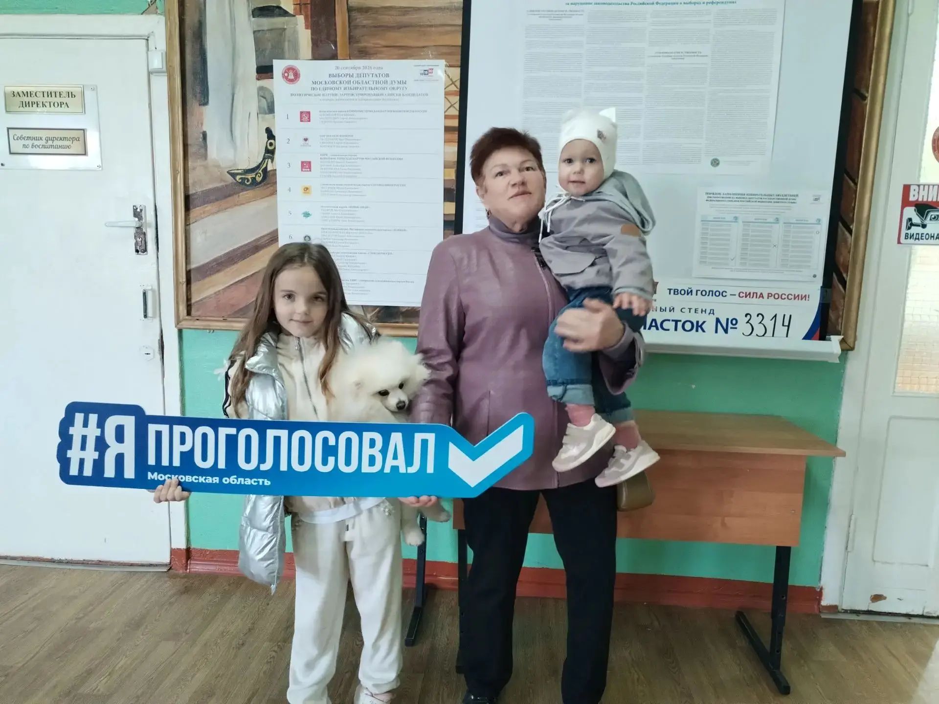 Сообщение — УИК №3314, Московская область