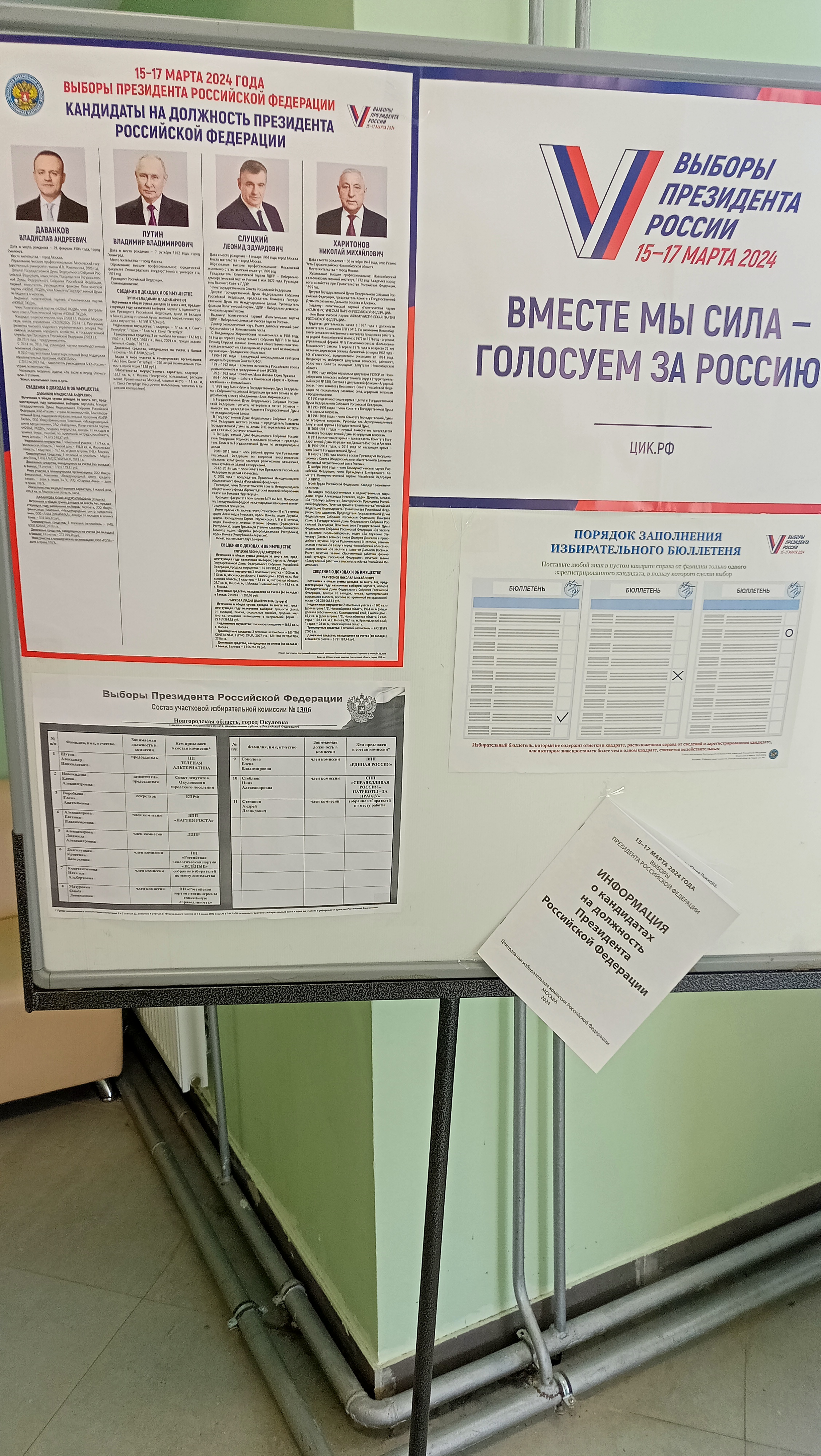 Сообщение наблюдателя — УИК №1306, Новгородская область
