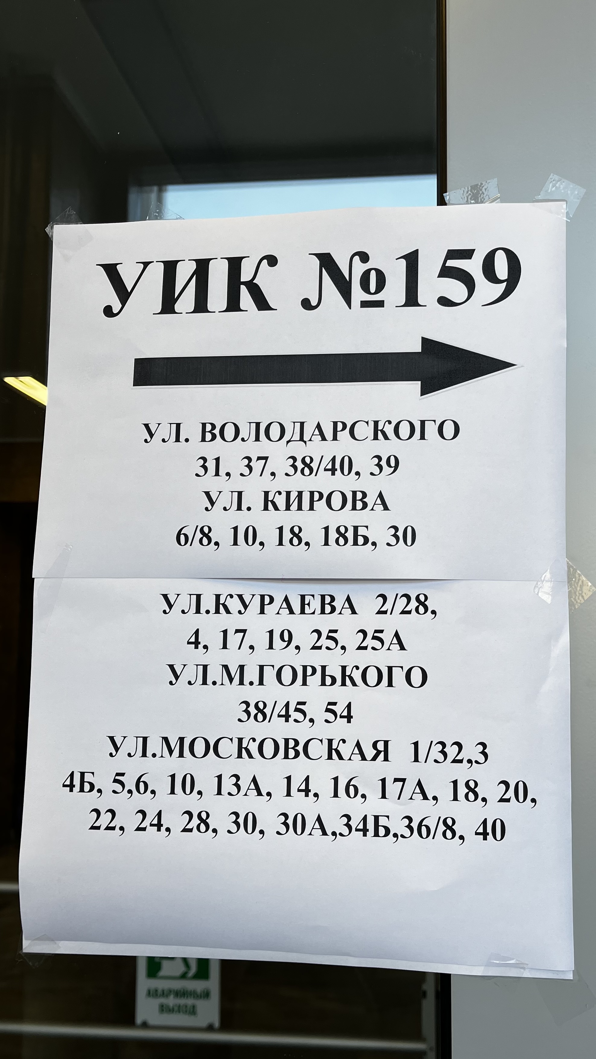Сообщение — УИК №159, Пензенская область