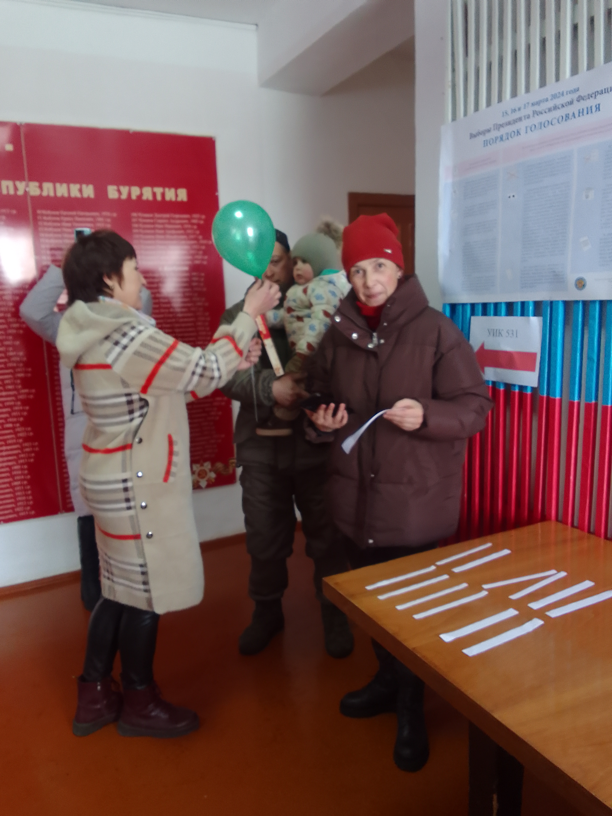 Сообщение наблюдателя — УИК №531, Республика Бурятия
