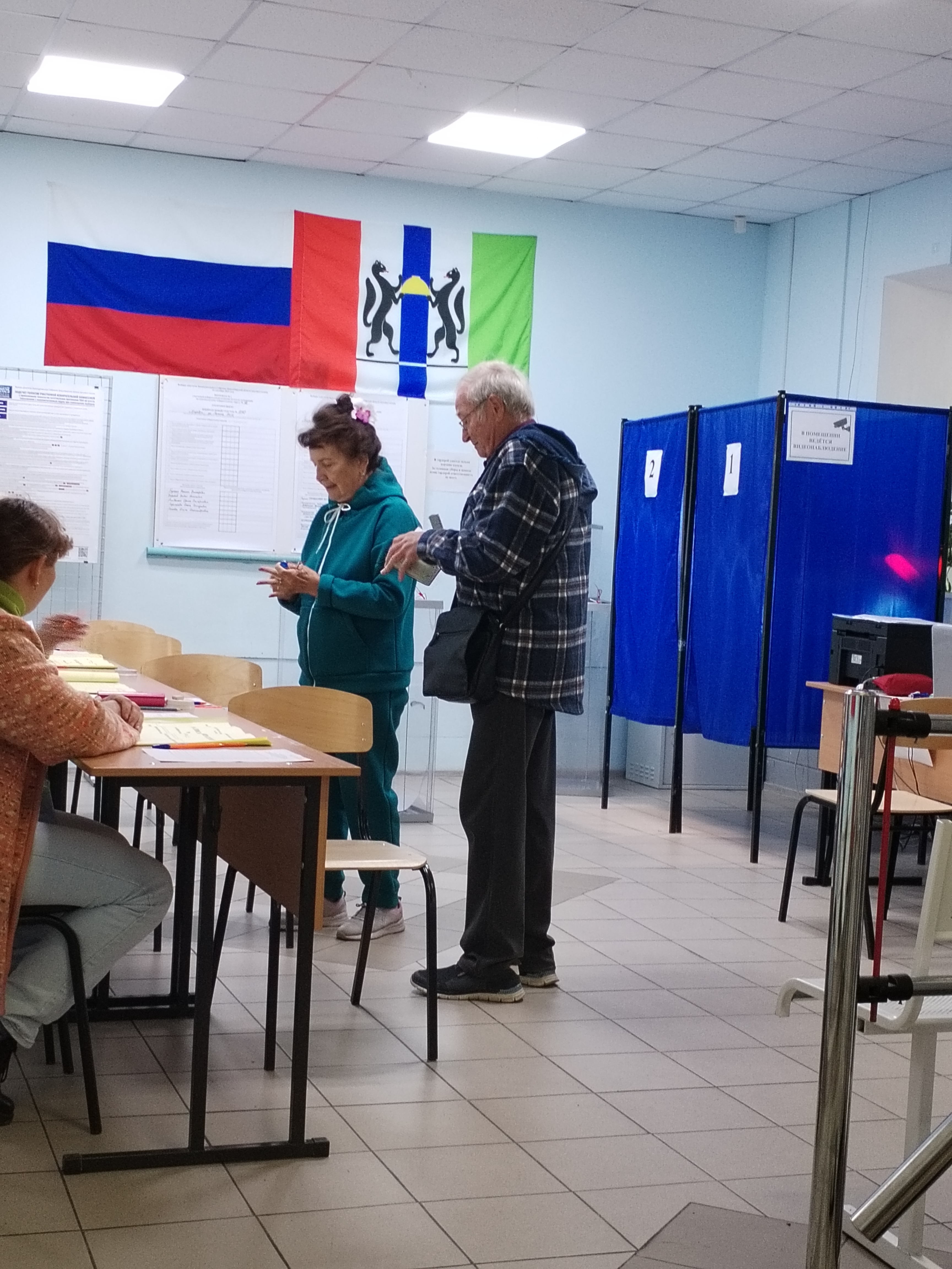 Сообщение наблюдателя — УИК №1340, Новосибирская область