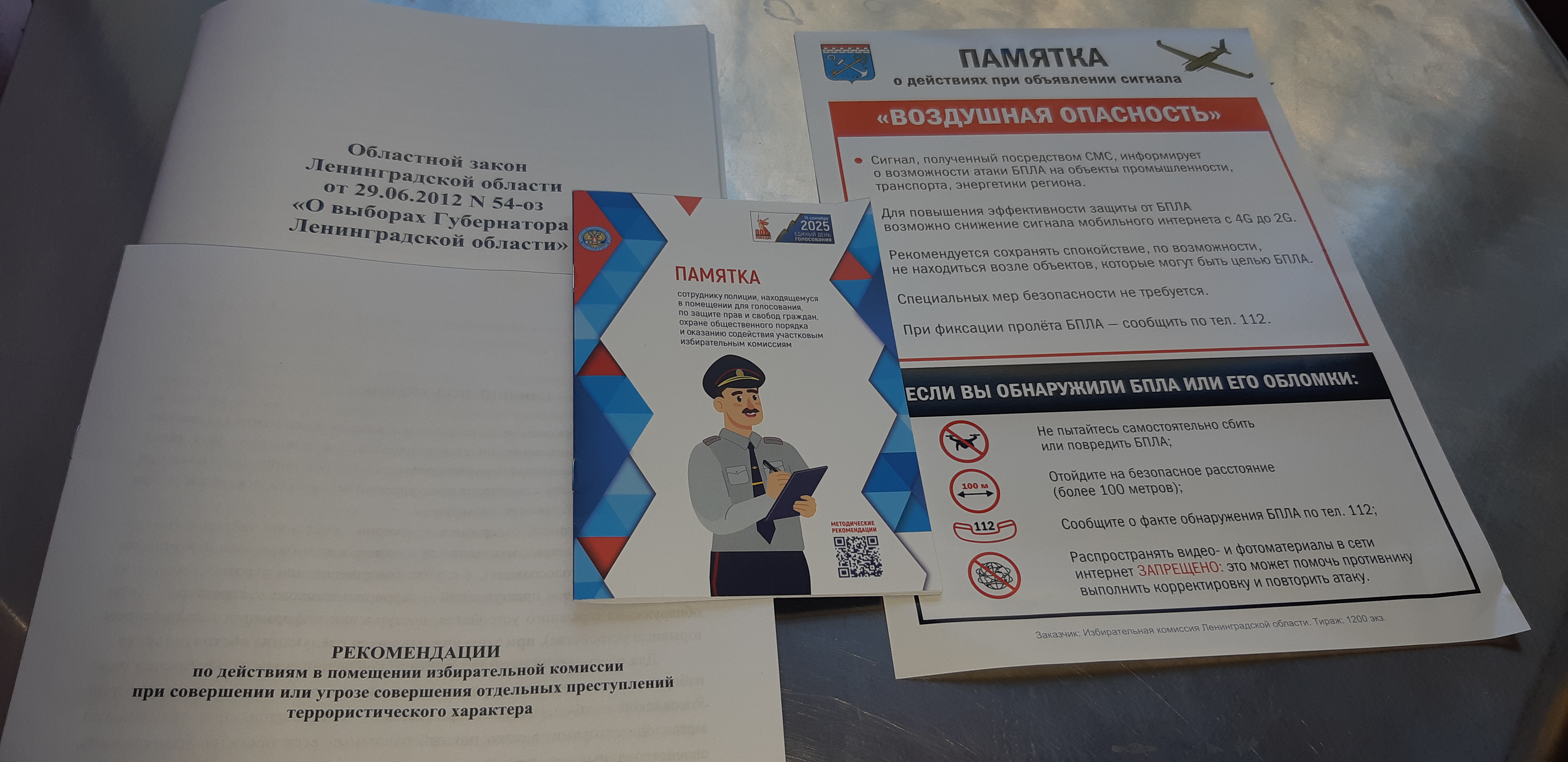 Сообщение наблюдателя — УИК №833, Ленинградская область