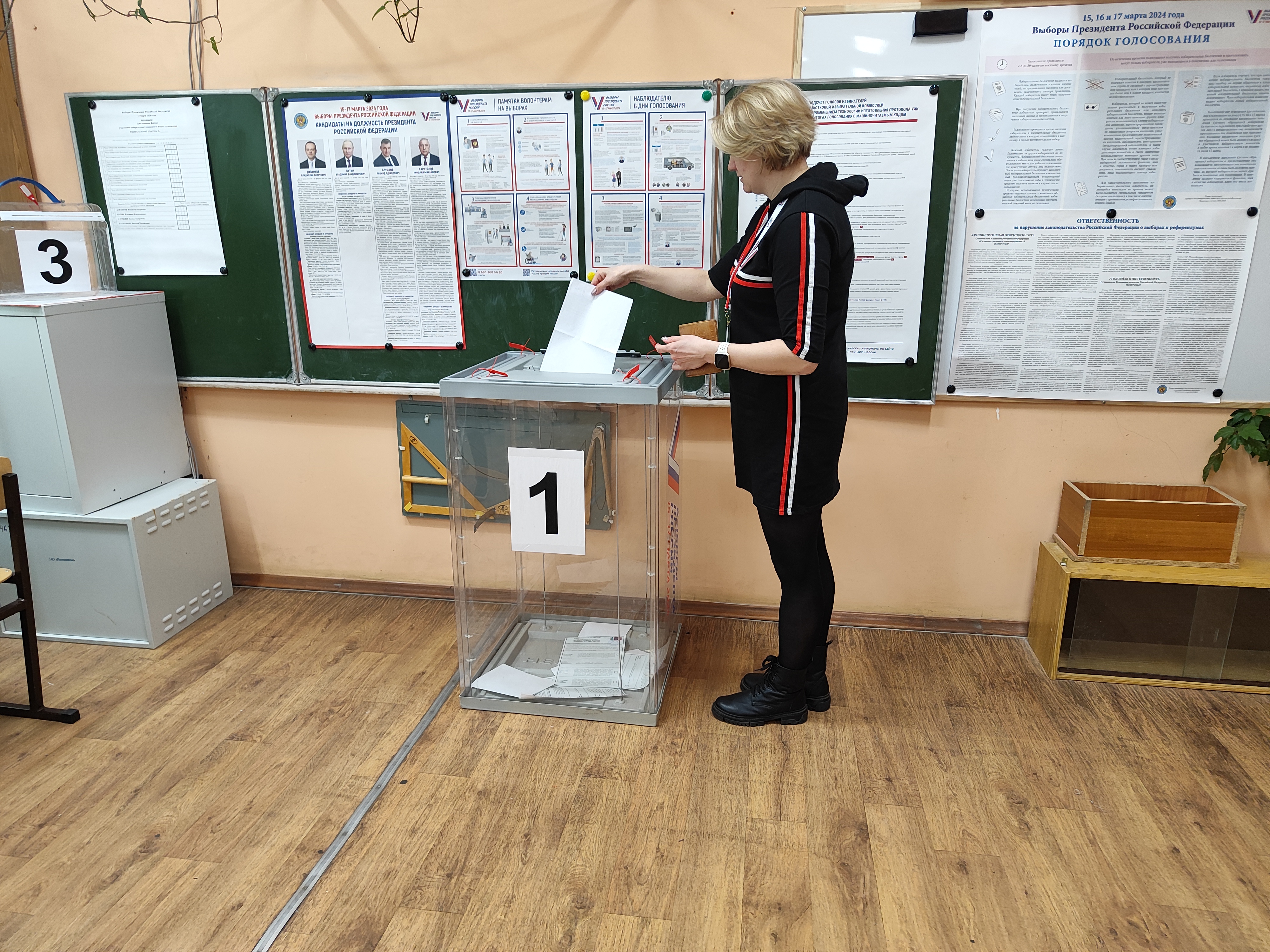 Сообщение наблюдателя — УИК №3463, Московская область
