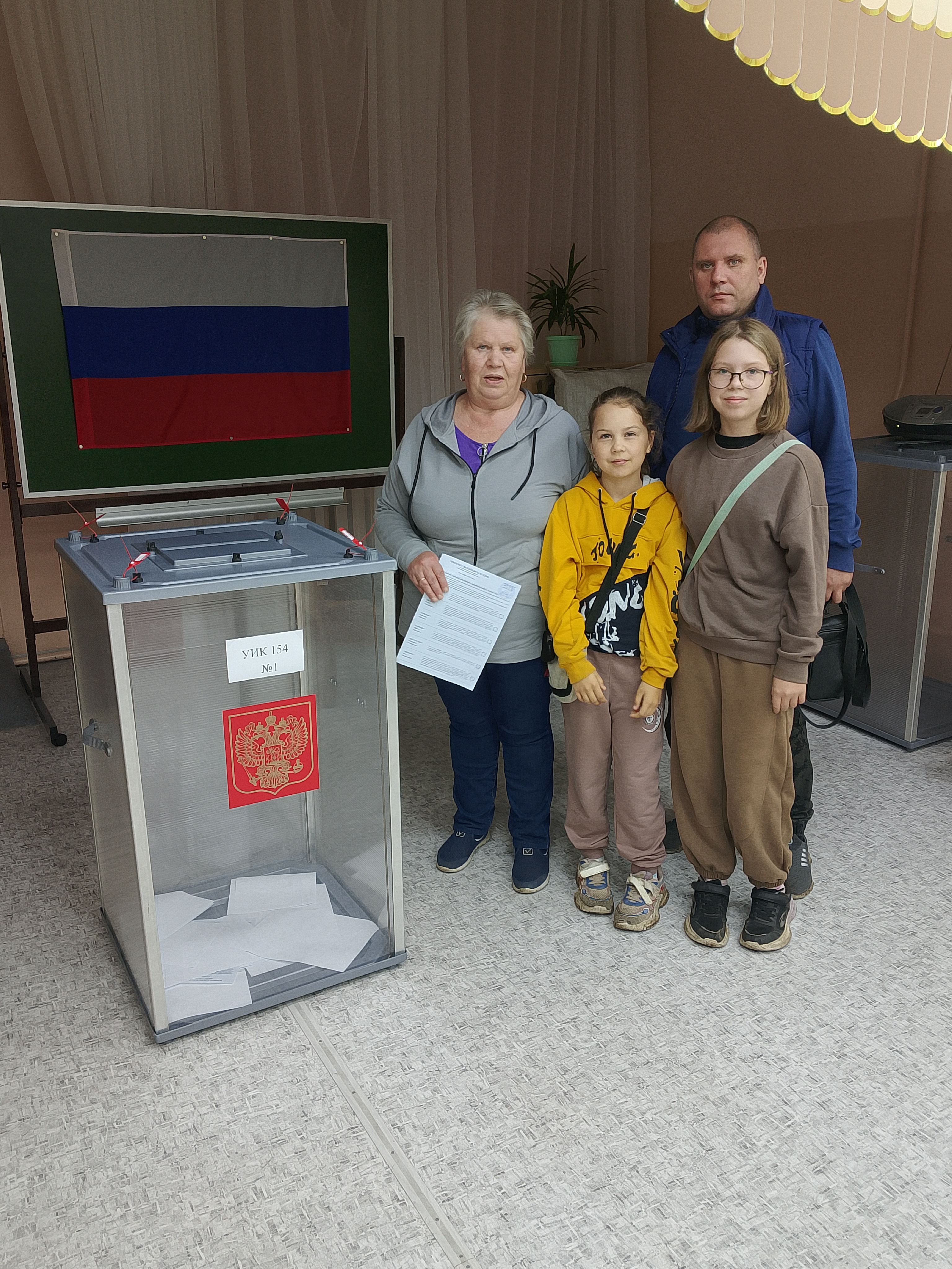 Сообщение наблюдателя — УИК №154, Архангельская область