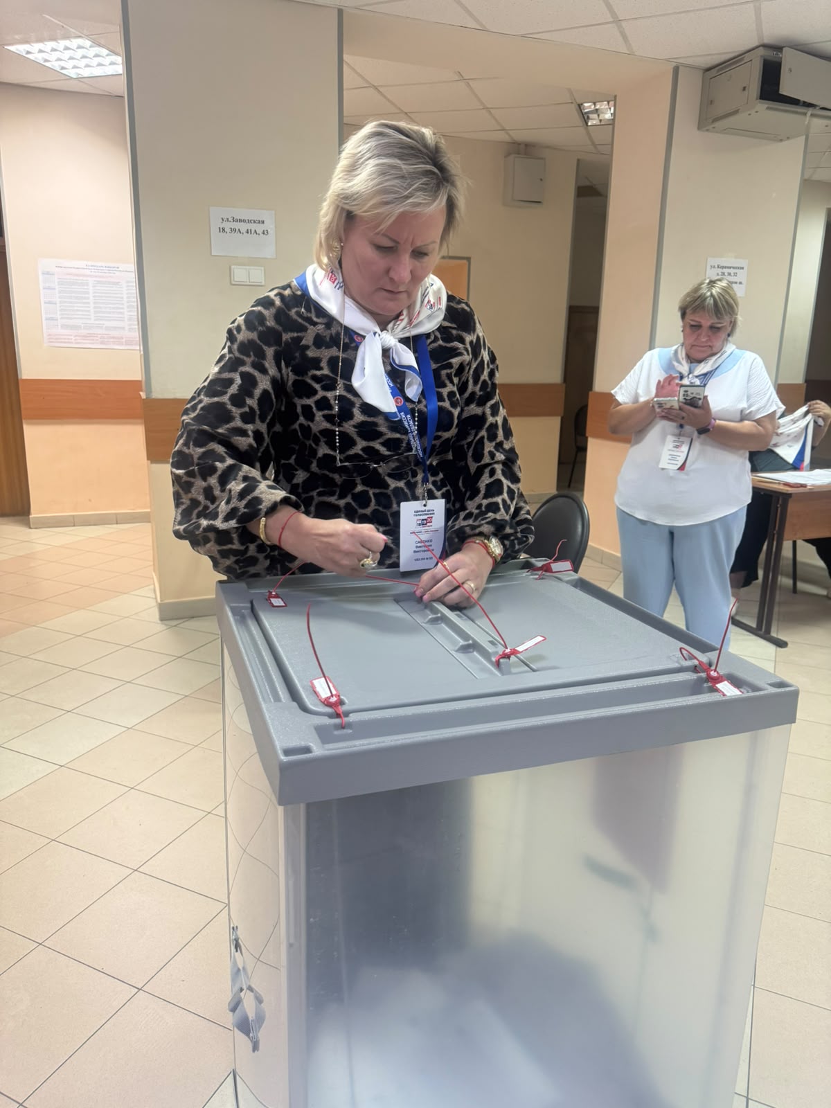 Сообщение — УИК №566, Московская область