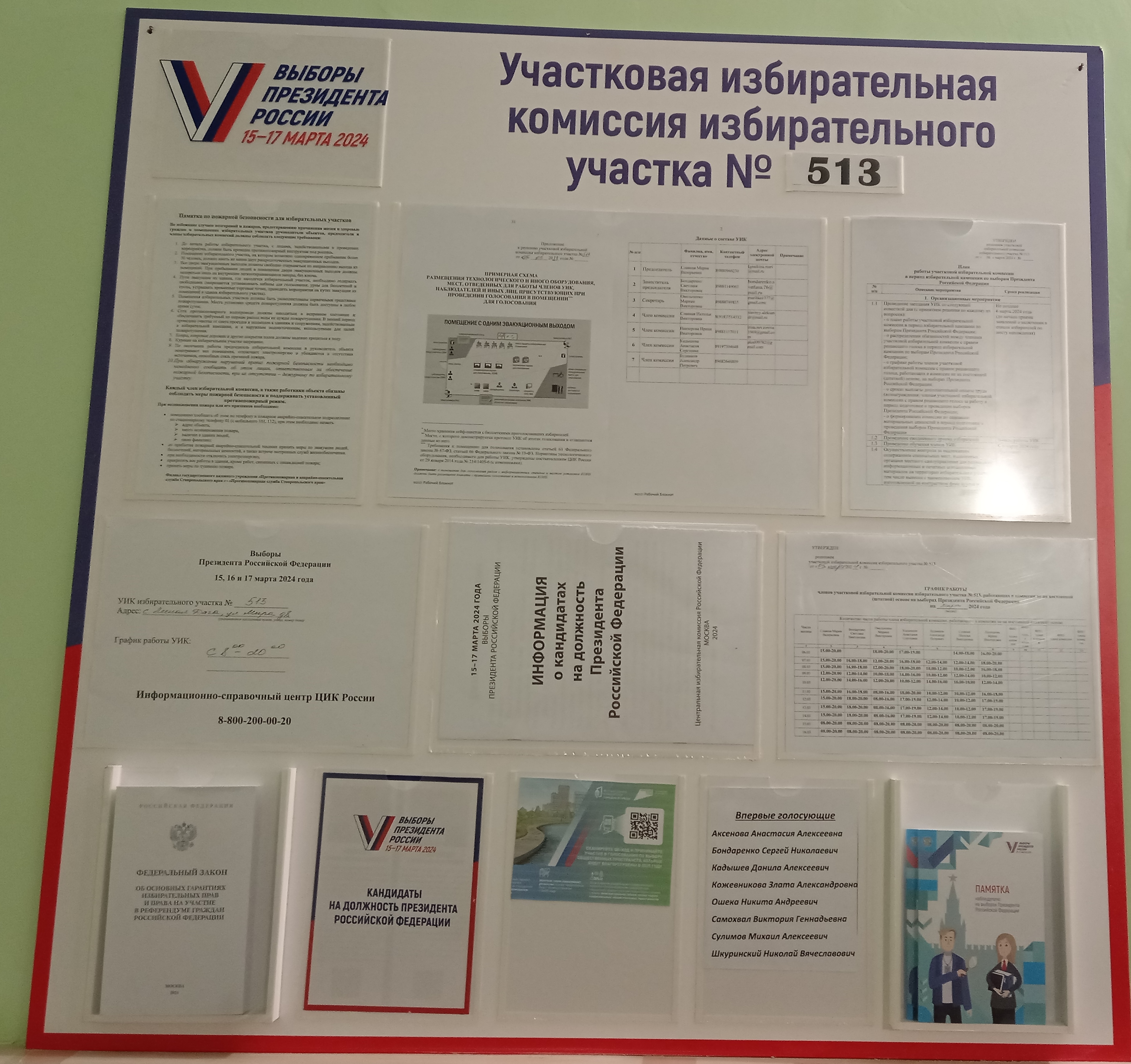 Сообщение наблюдателя — УИК №513, Ставропольский край