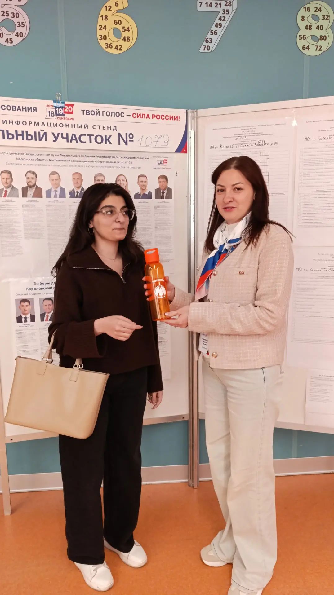 Сообщение — УИК №1073, Московская область
