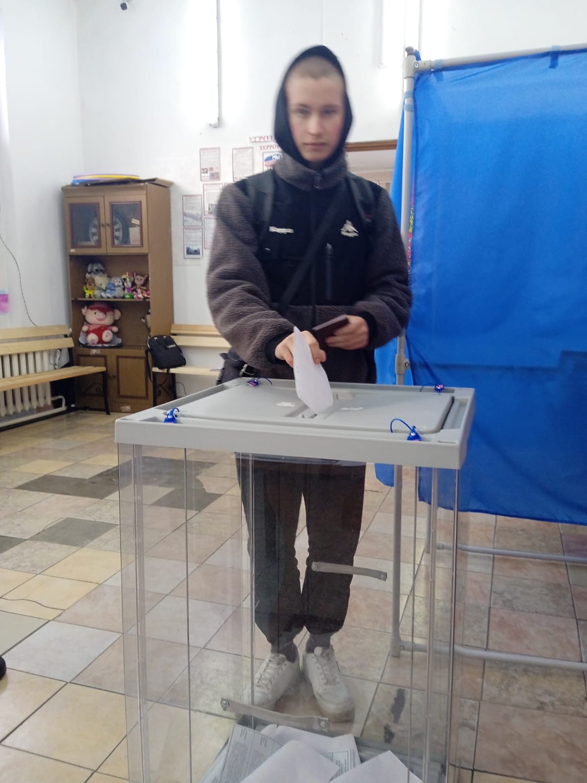 Сообщение наблюдателя — УИК №1055, Новосибирская область