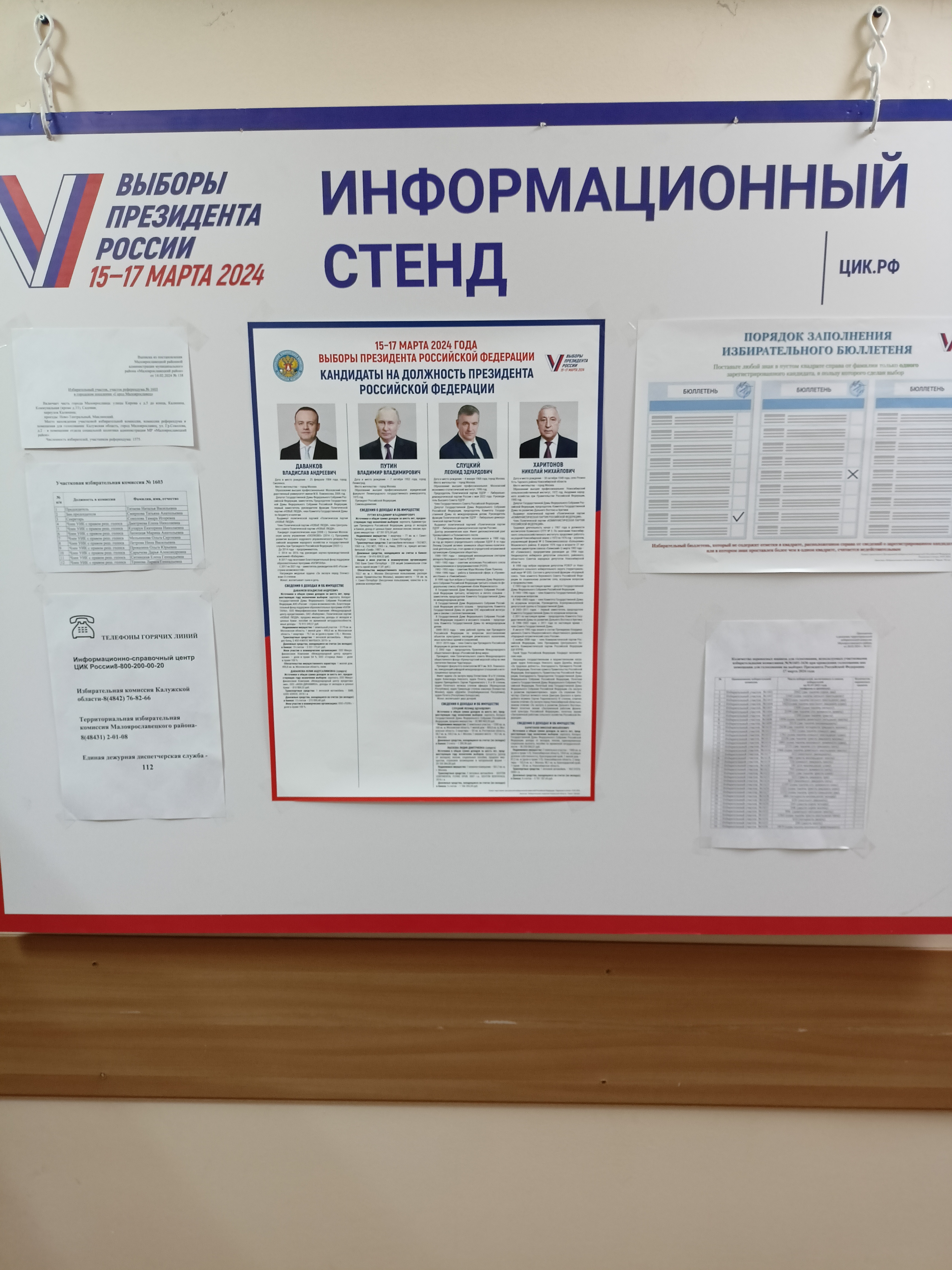 Сообщение наблюдателя — УИК №1603, Калужская область