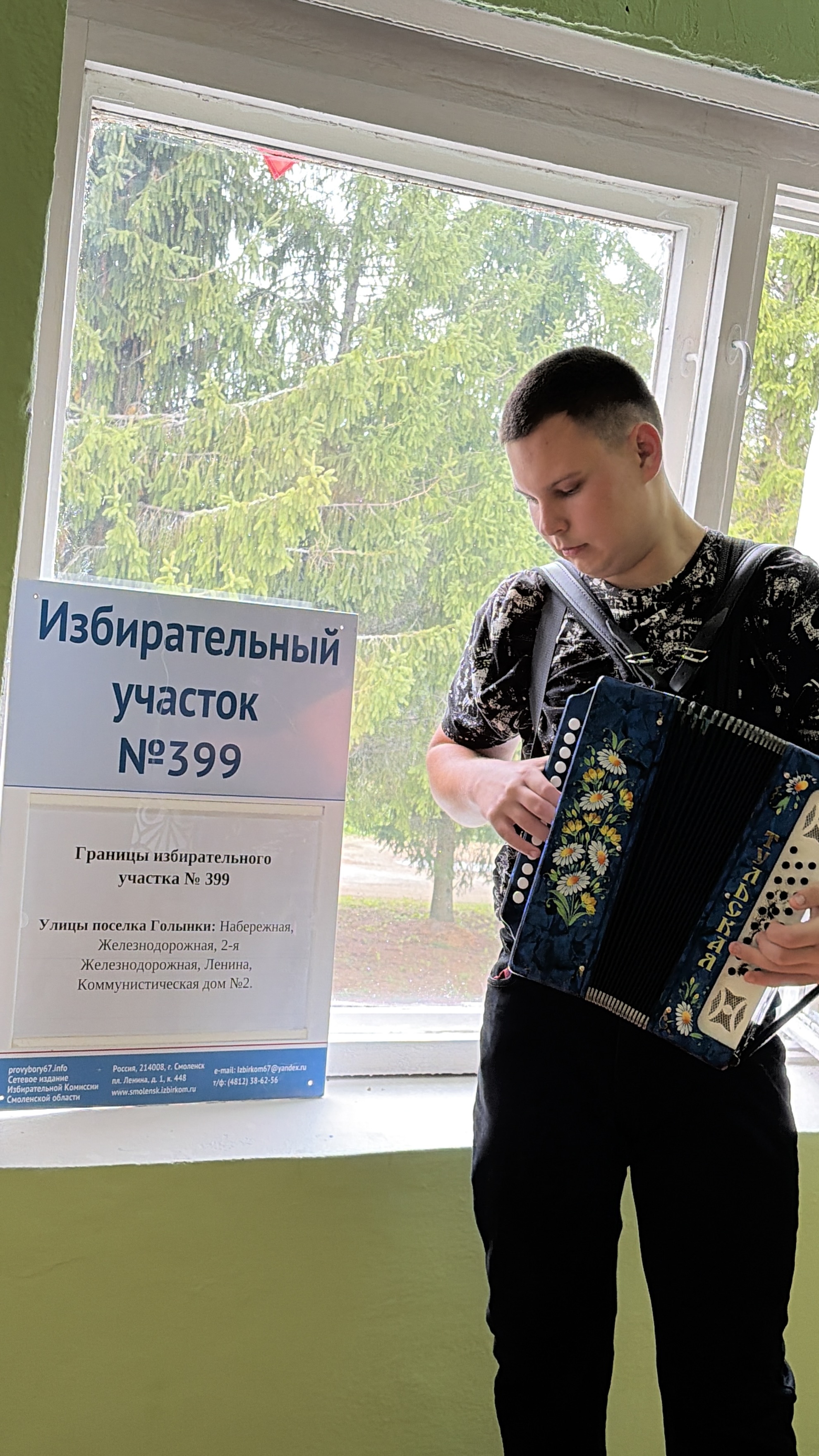 Сообщение — УИК №399, Смоленская область