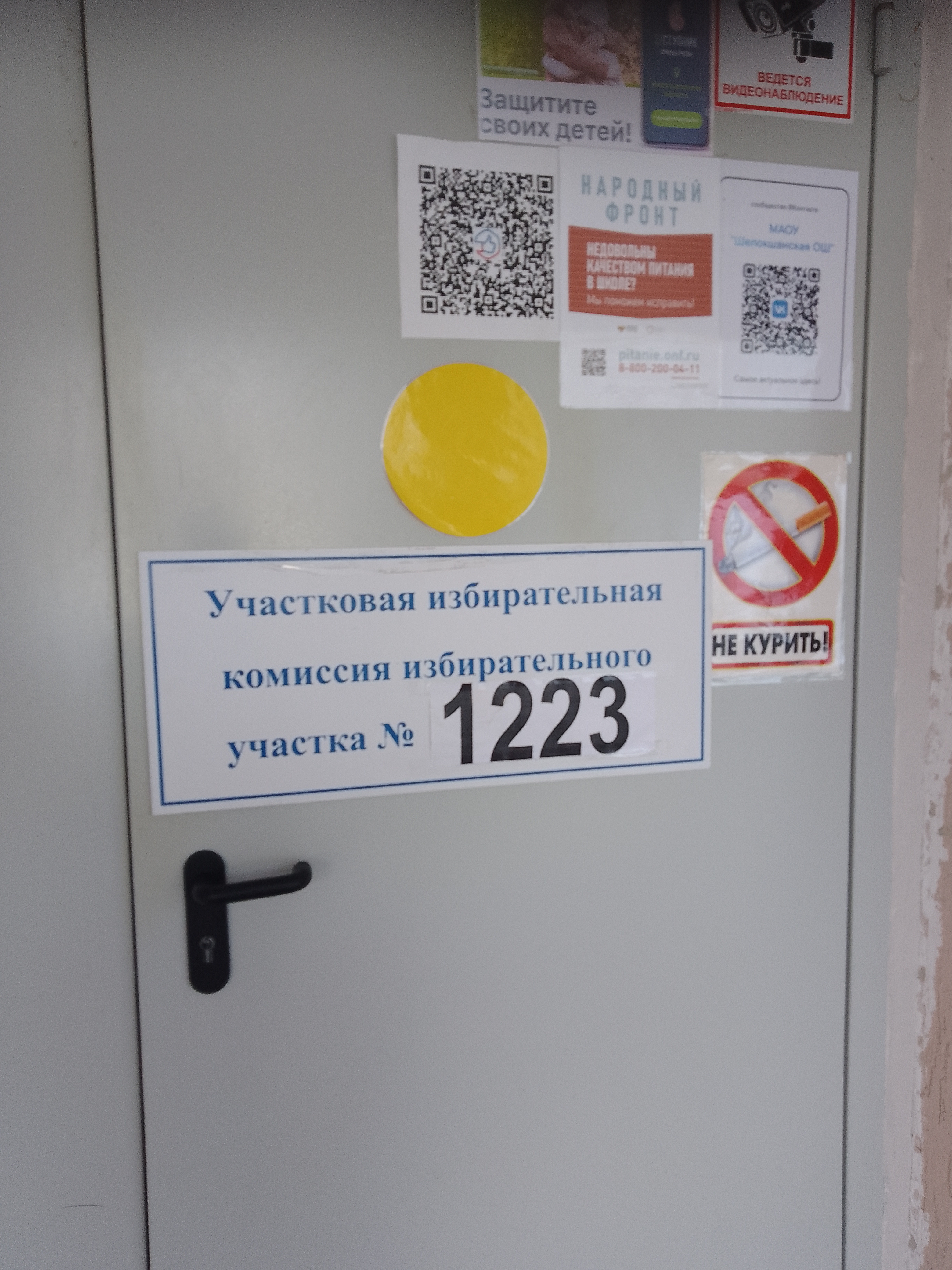 Сообщение наблюдателя — УИК №1223, Нижегородская область