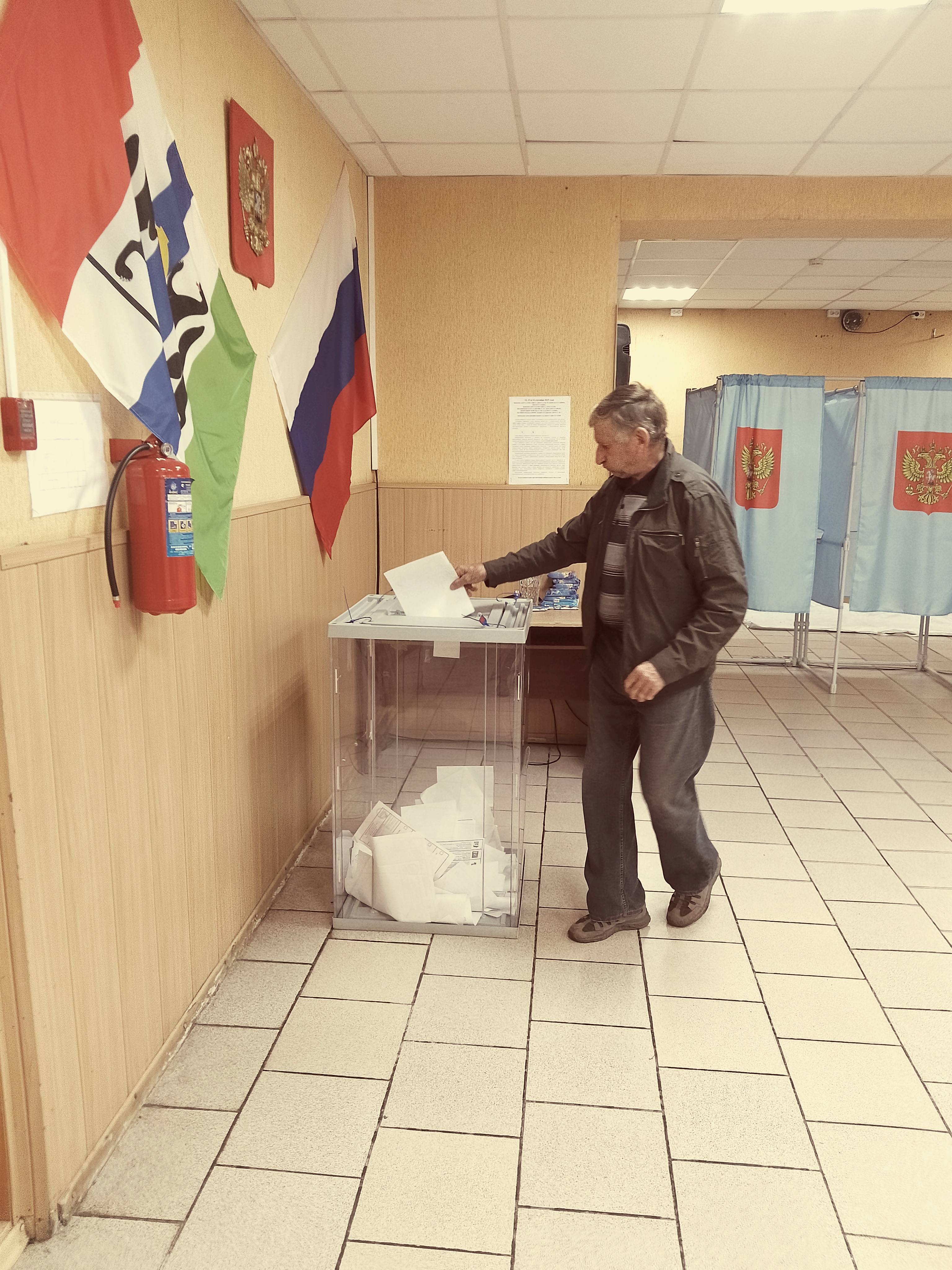 Сообщение наблюдателя — УИК №1310, Новосибирская область