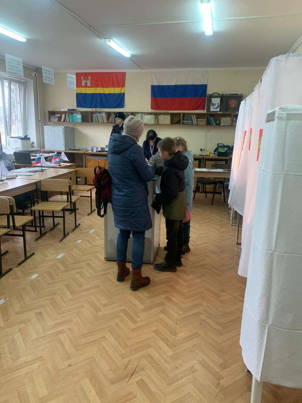 Сообщение наблюдателя — УИК №216, Калининградская область