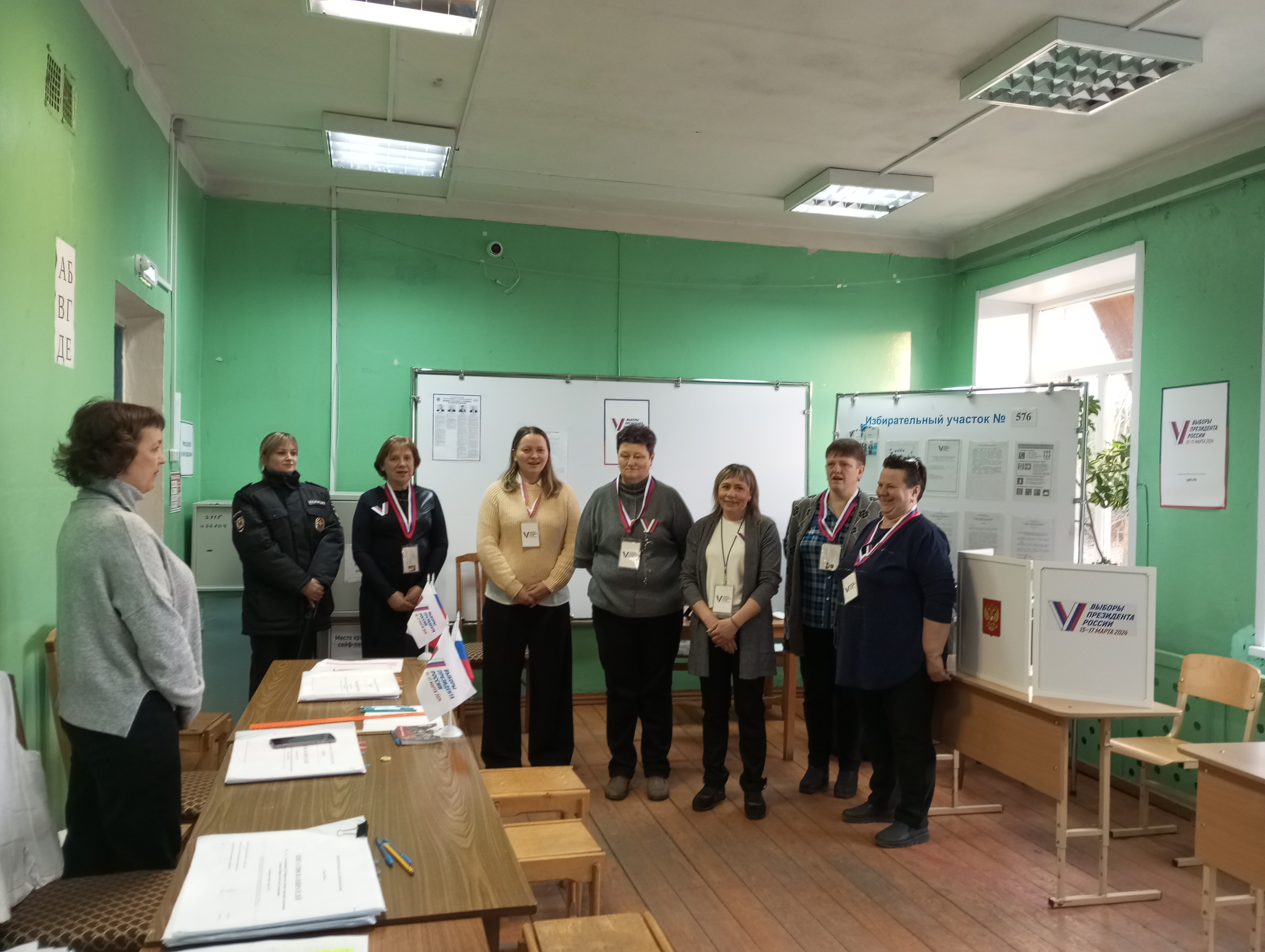 Сообщение наблюдателя — УИК №576, Псковская область