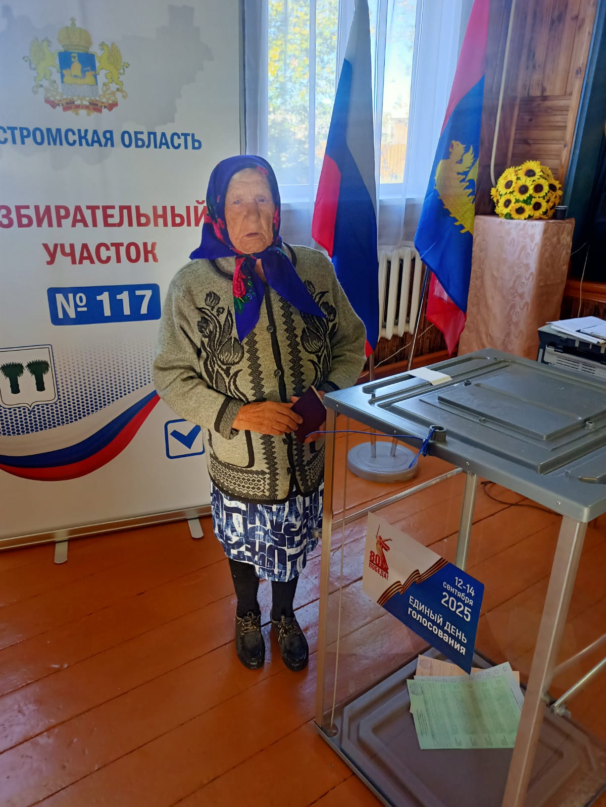 Сообщение наблюдателя — УИК №117, Костромская область