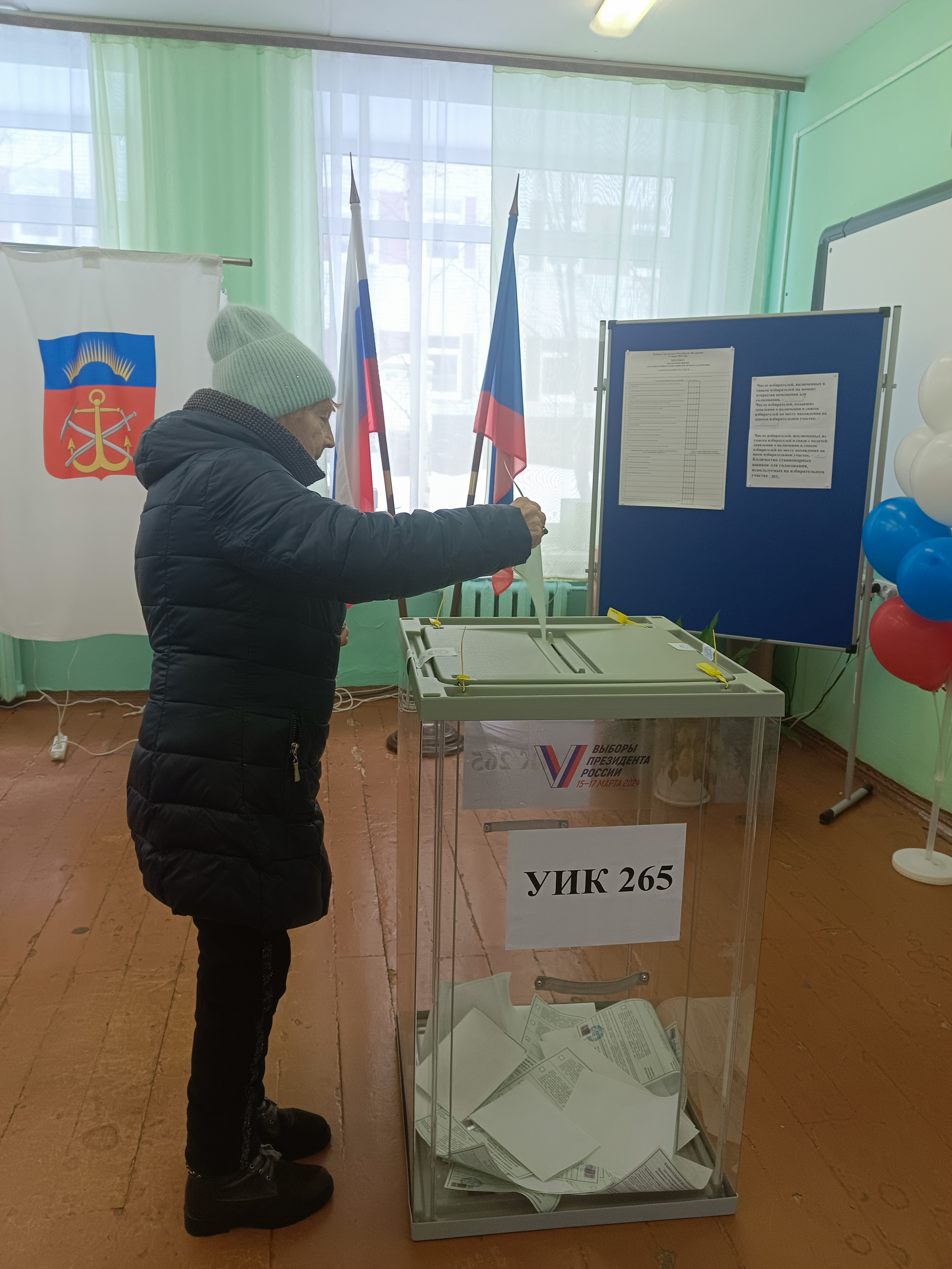 Сообщение наблюдателя — УИК №265, Мурманская область