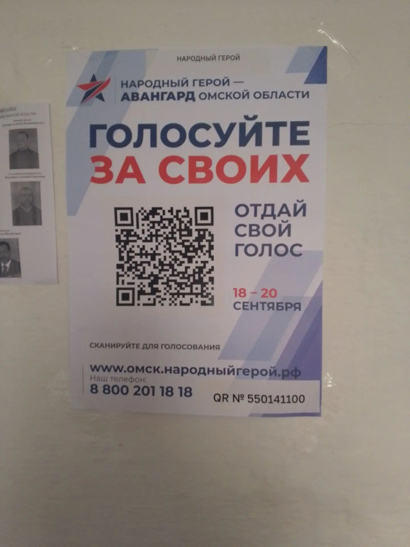 Сообщение — УИК №1100, Омская область