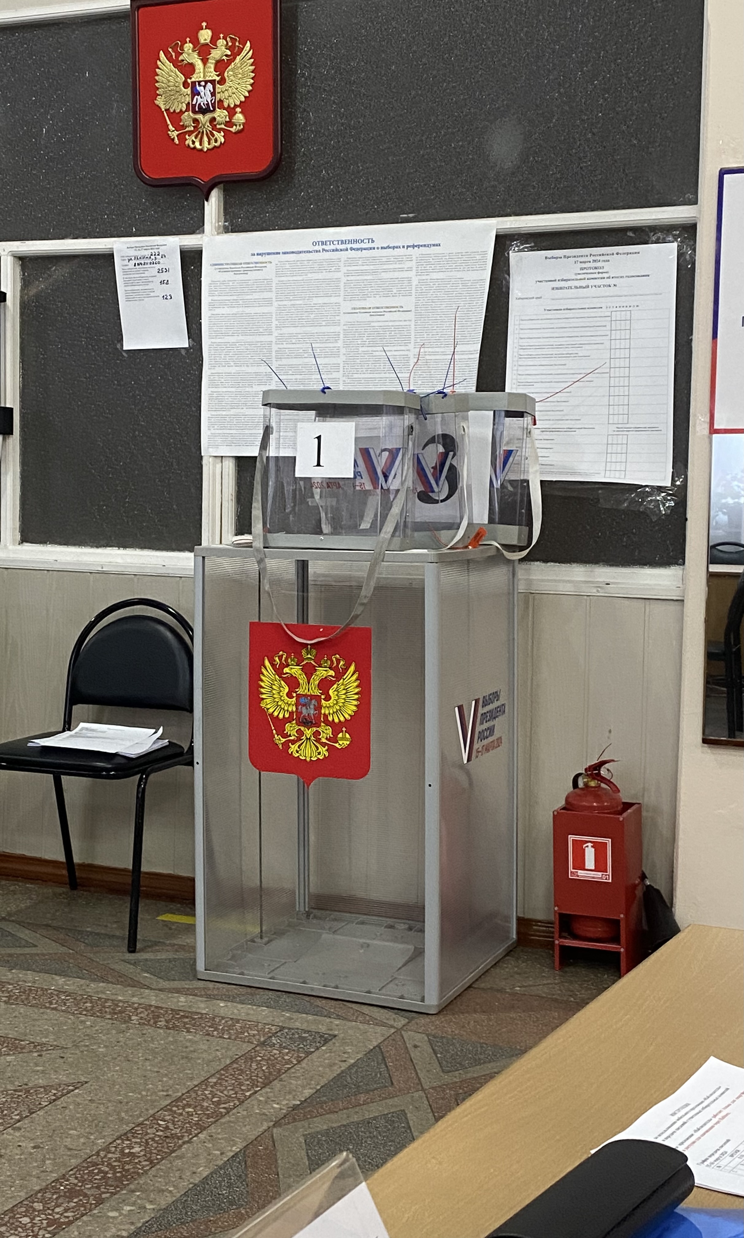 Сообщение наблюдателя — УИК №222, Хабаровский край