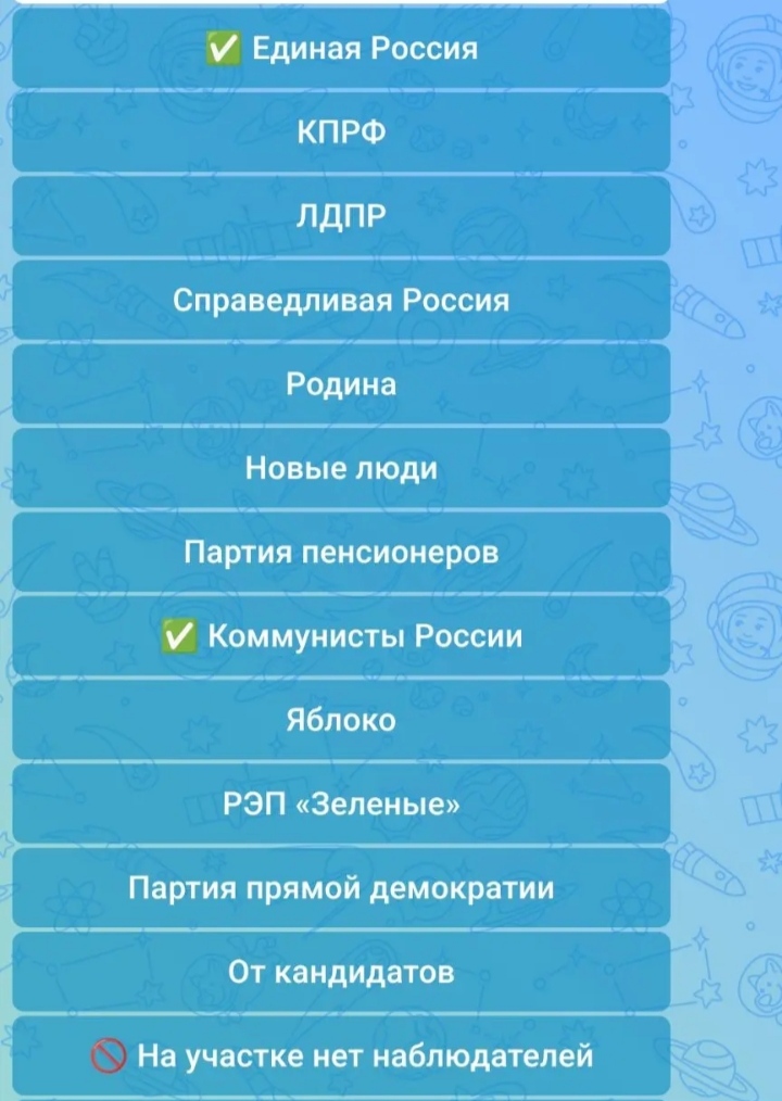 Сообщение — УИК №421, Пензенская область