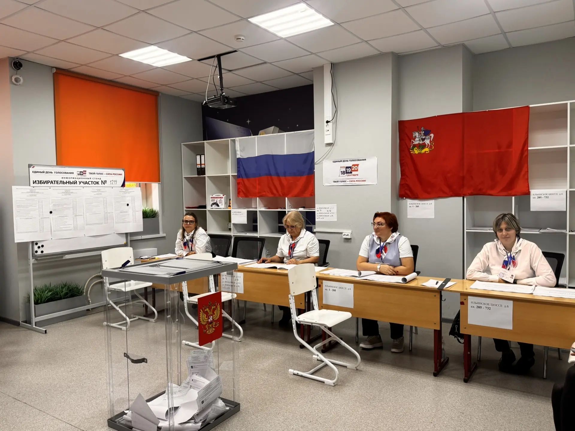 Сообщение — УИК №1219, Московская область