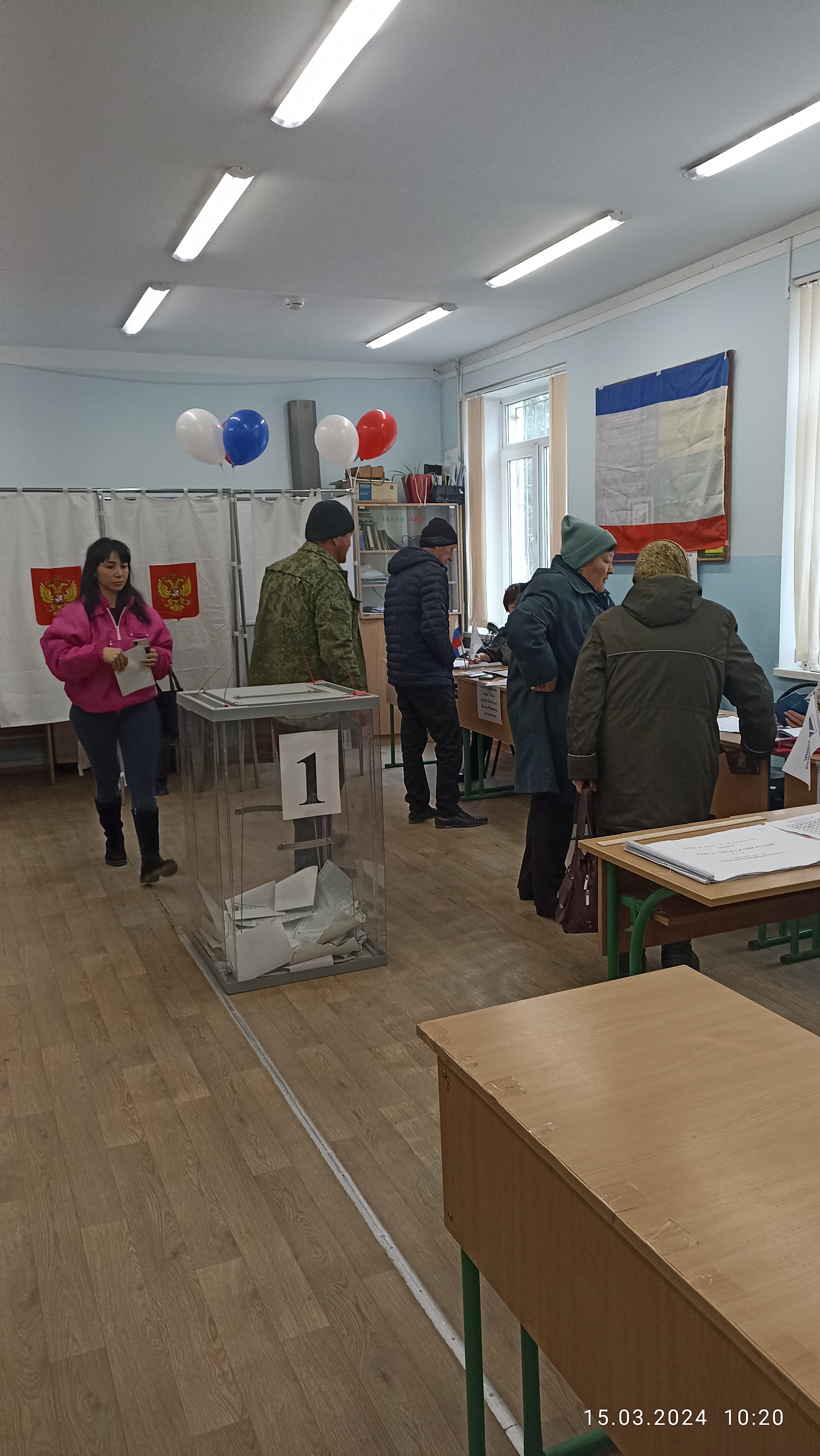 Сообщение наблюдателя — УИК №107, Республика Крым